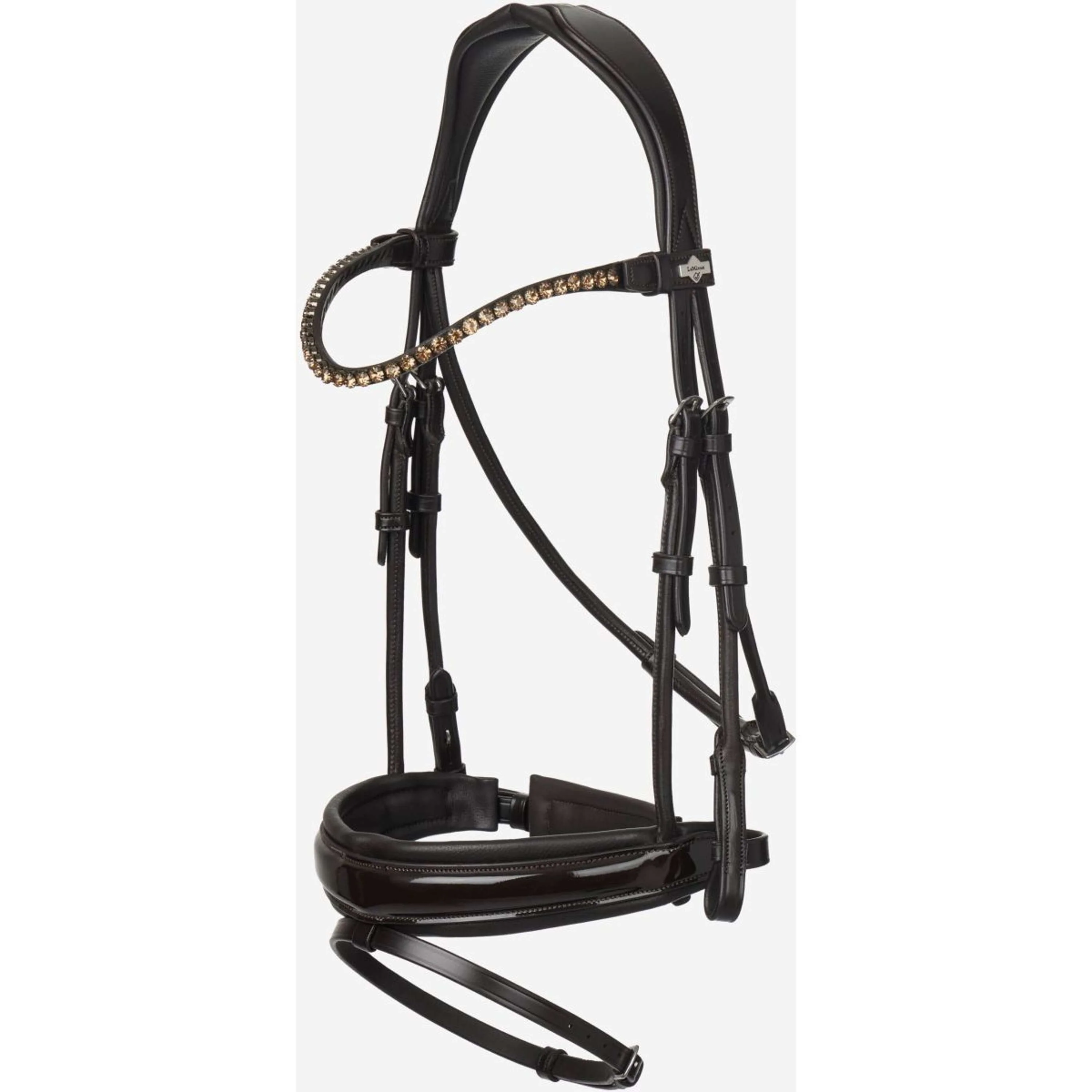 LeMieux Briglia Kudos Patent Dressage Marrone - Image 2