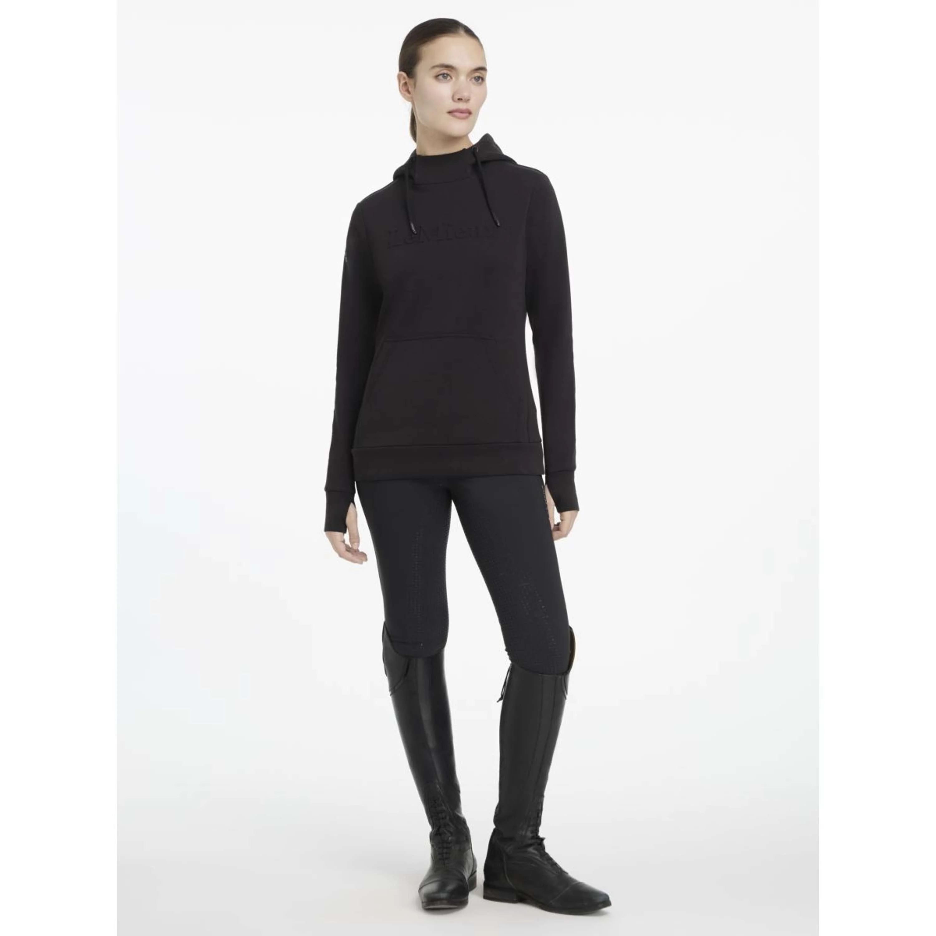 LeMieux Felpa con cappuccio Classique Nero - Image 5