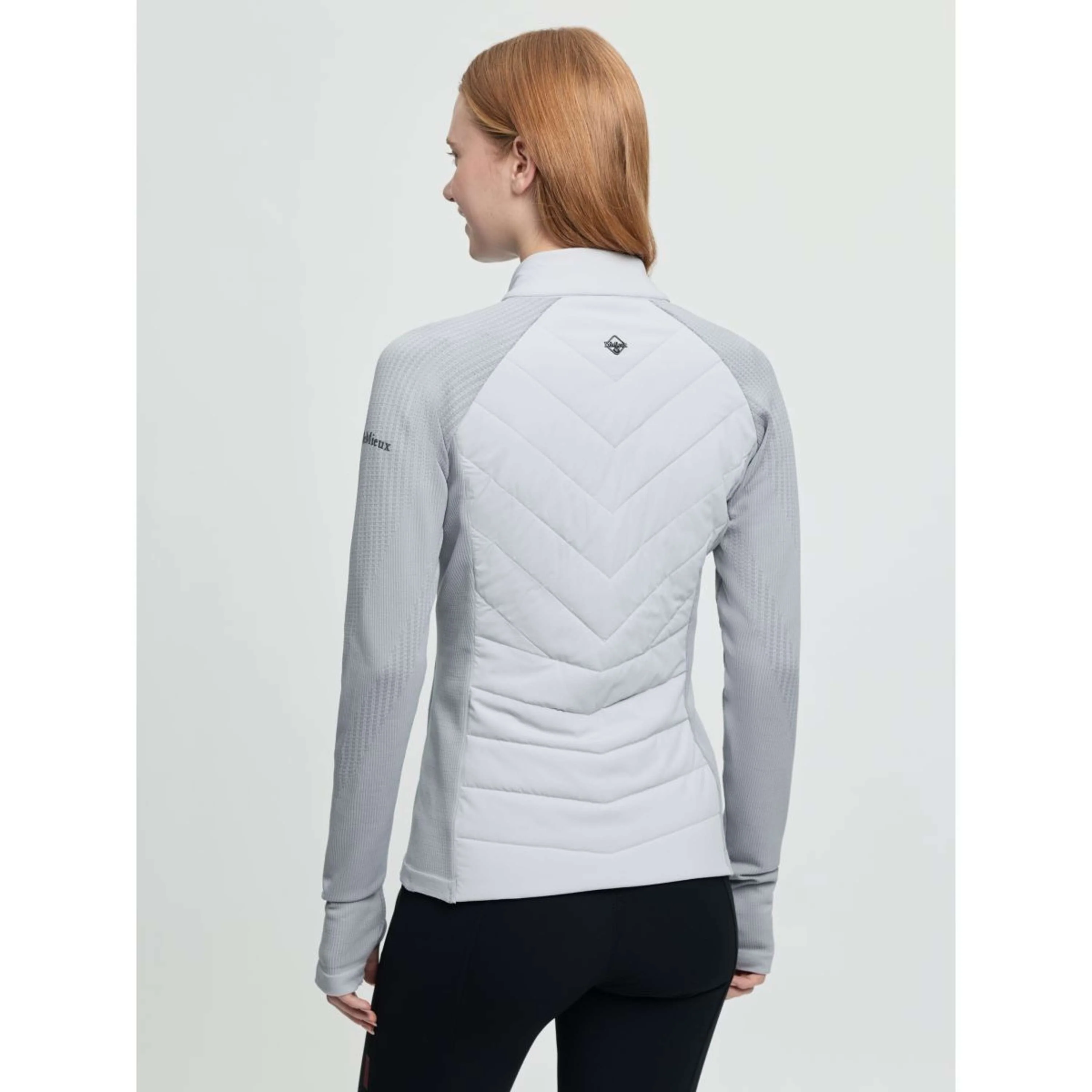 LeMieux Felpa con cappuccio e zip Maddie Grigio - Image 3