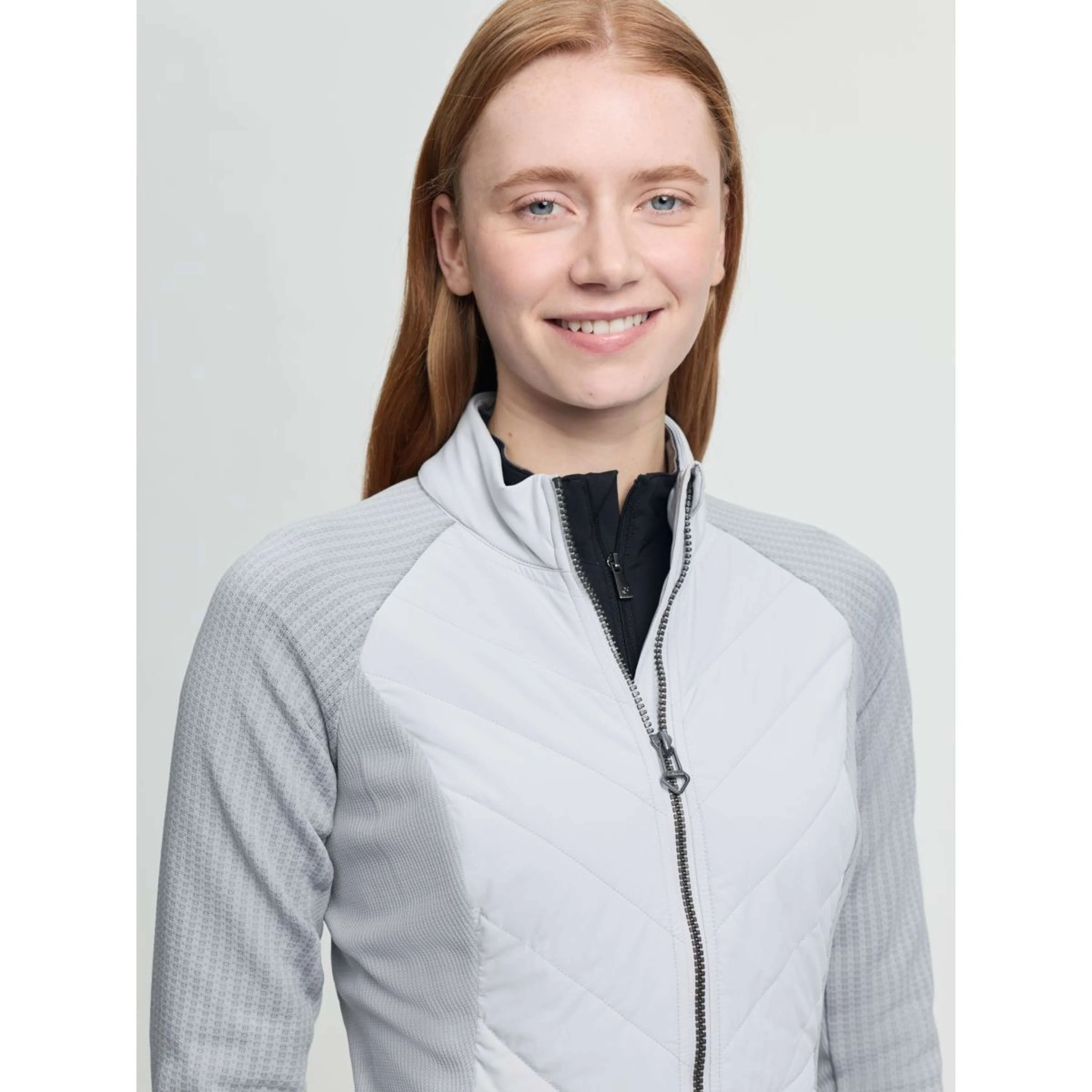 LeMieux Felpa con cappuccio e zip Maddie Grigio - Image 8