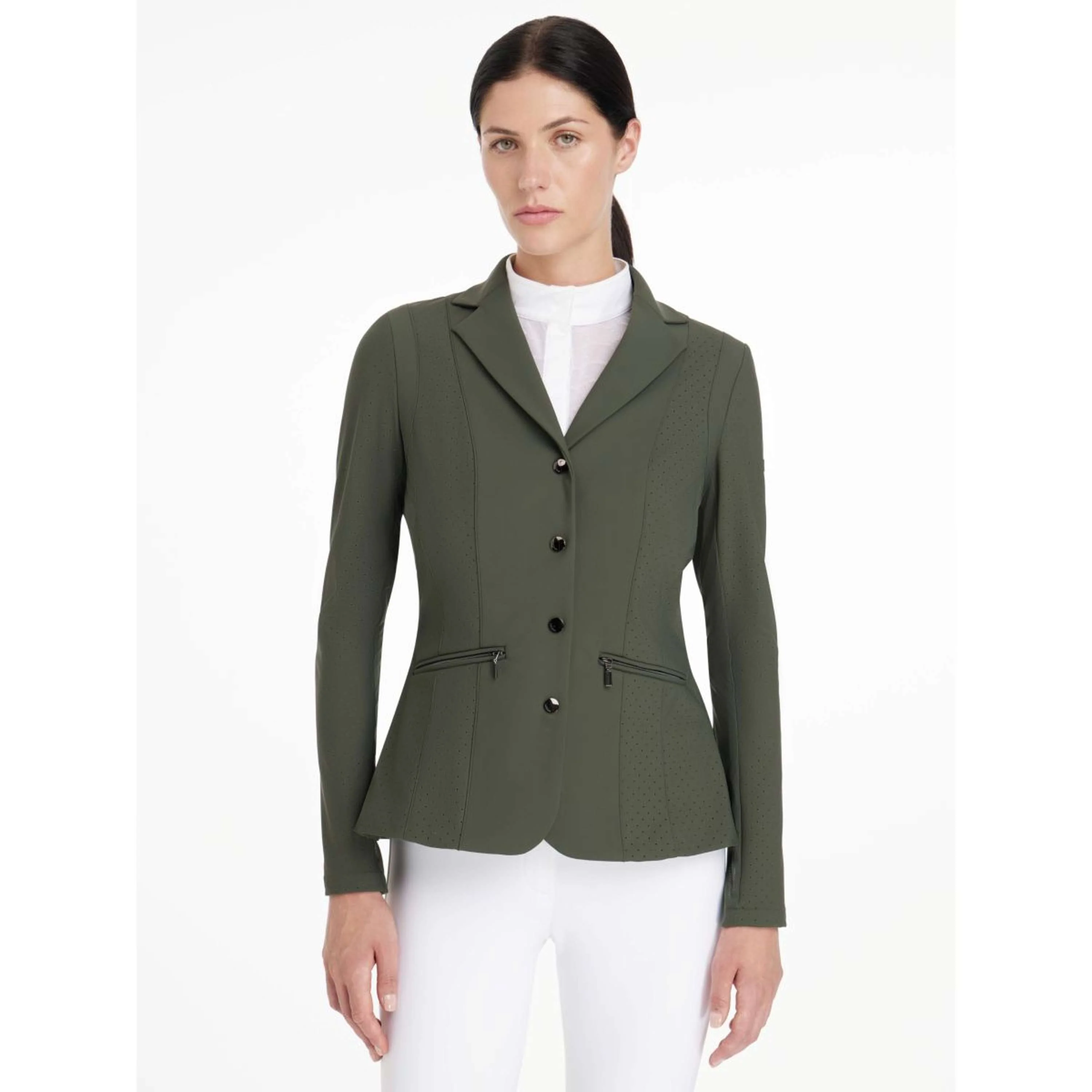 LeMieux Giacca da Competizione Jessica Mesh Pine Green