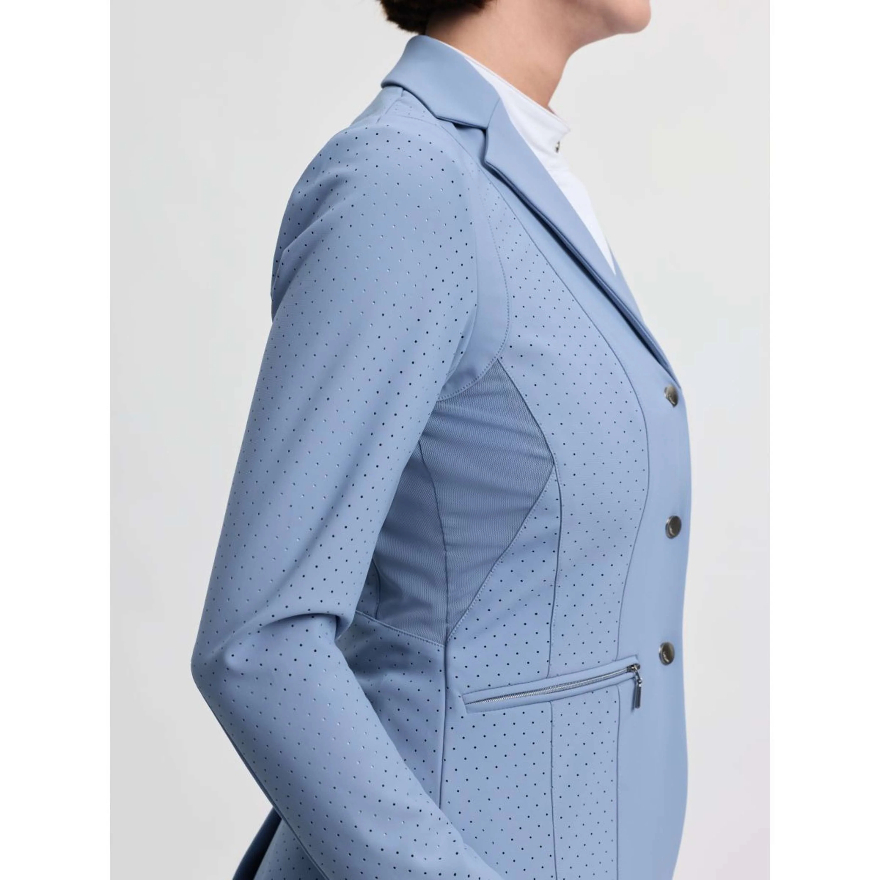 LeMieux Giacca da Competizione Jessica Mesh Powder Blue - Image 6