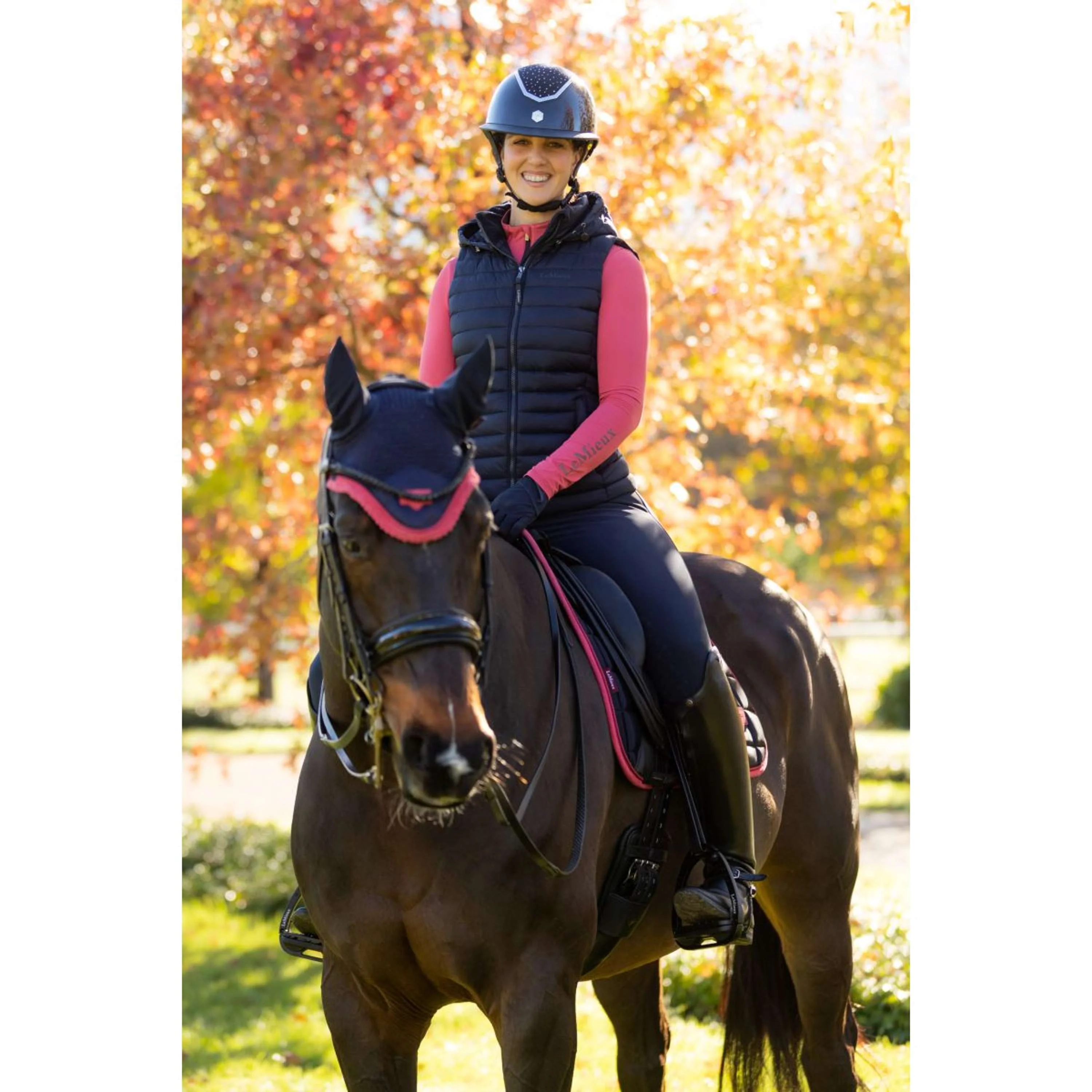 LeMieux Gilet Rose Navy - Image 5