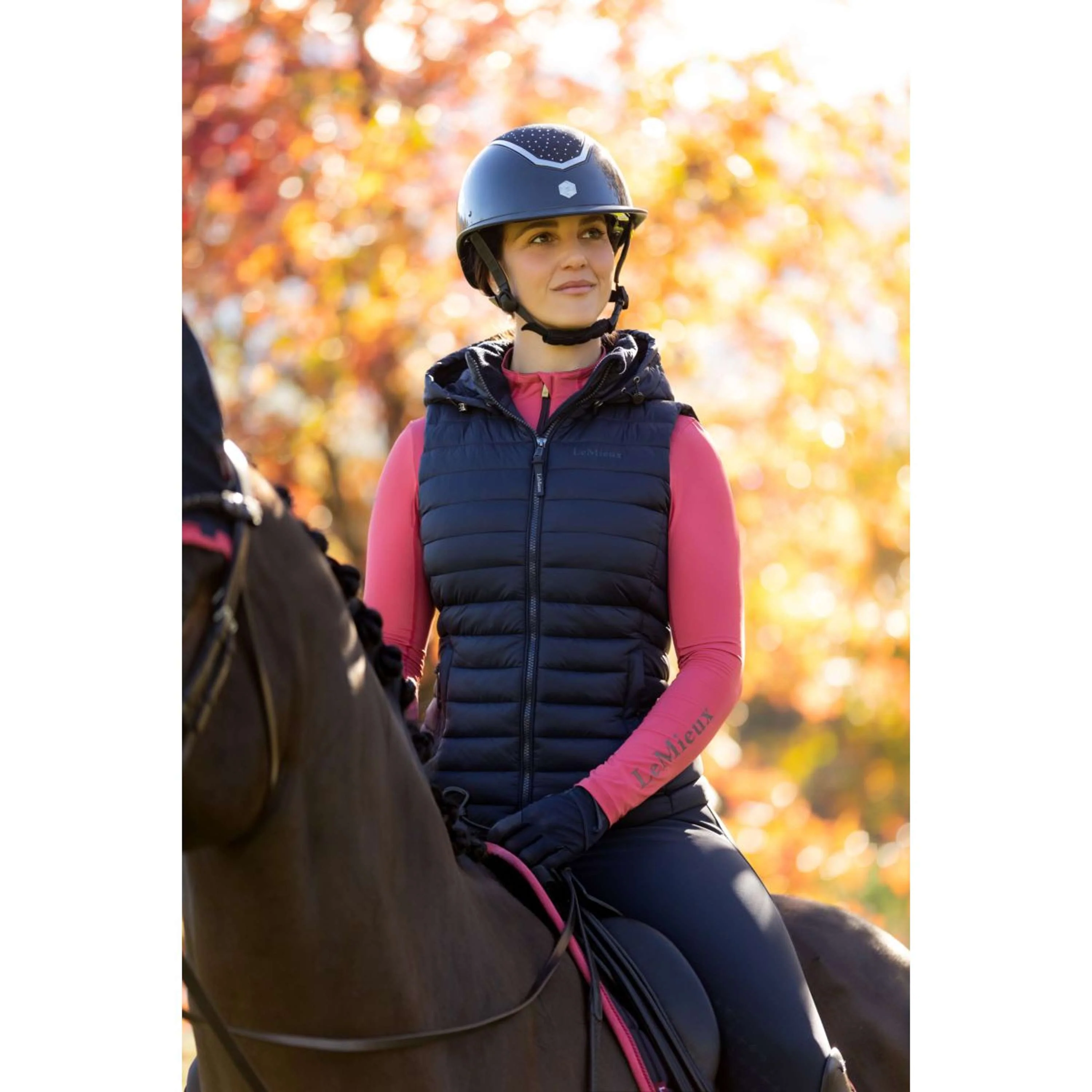 LeMieux Gilet Rose Navy - Image 6