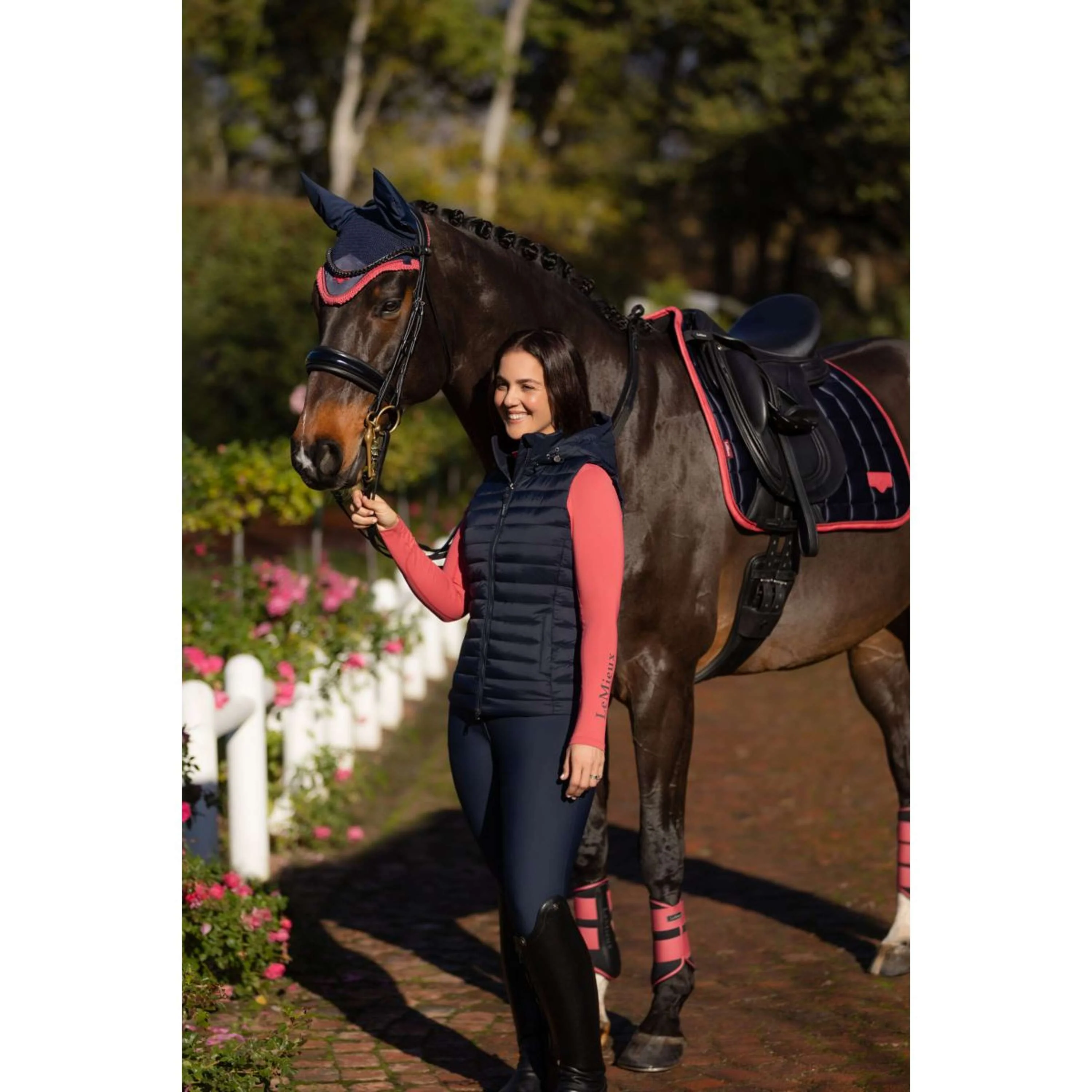 LeMieux Gilet Rose Navy - Image 9