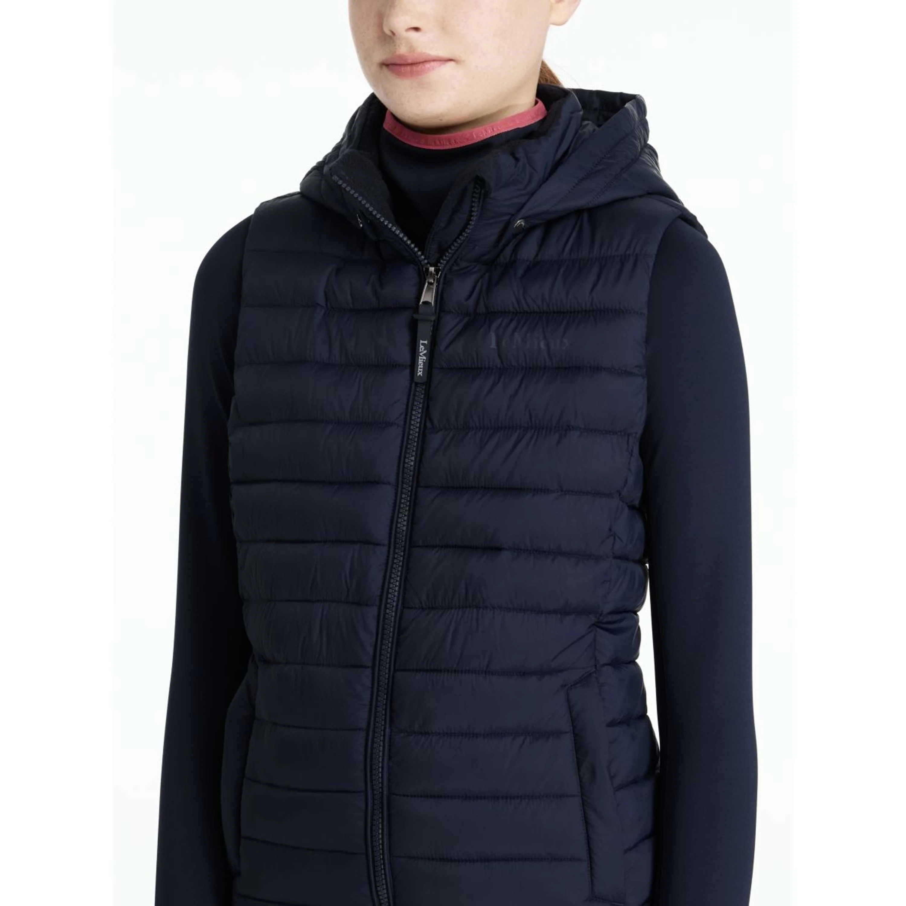 LeMieux Gilet Young Rider Ruby Navy - Image 3