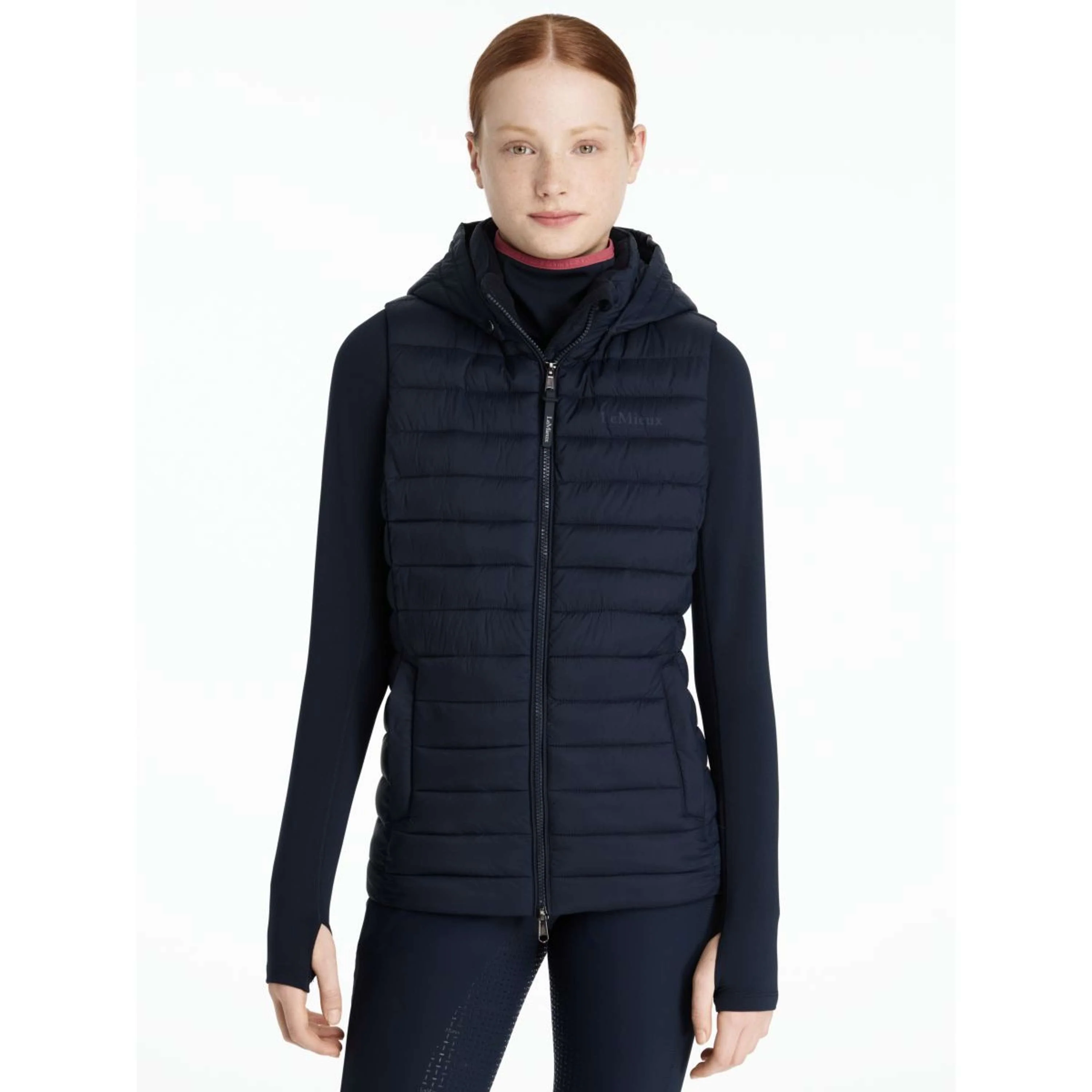 LeMieux Gilet Young Rider Ruby Navy - Image 4