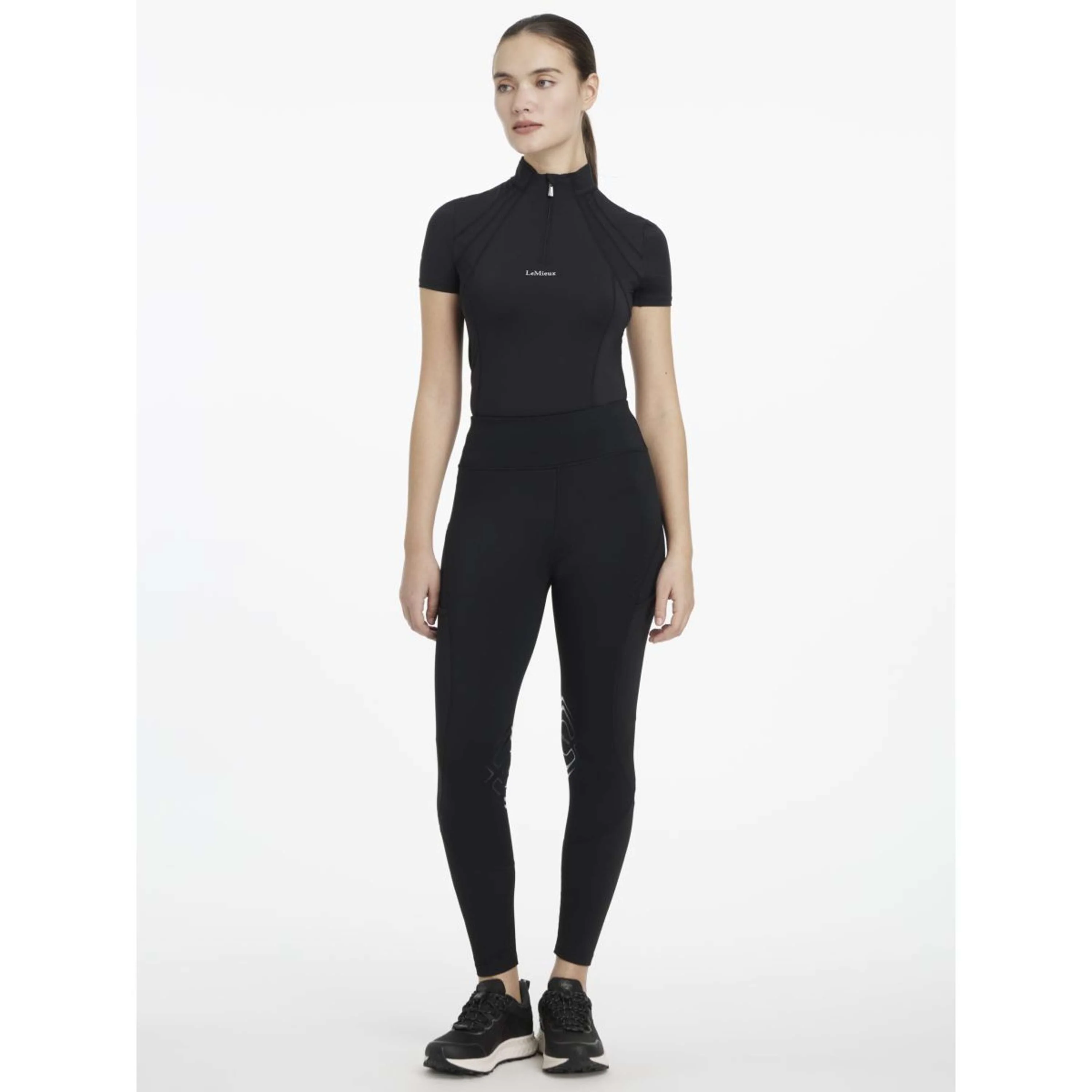 LeMieux Leggings da Equitazione Lydia Mesh Nero - Image 5