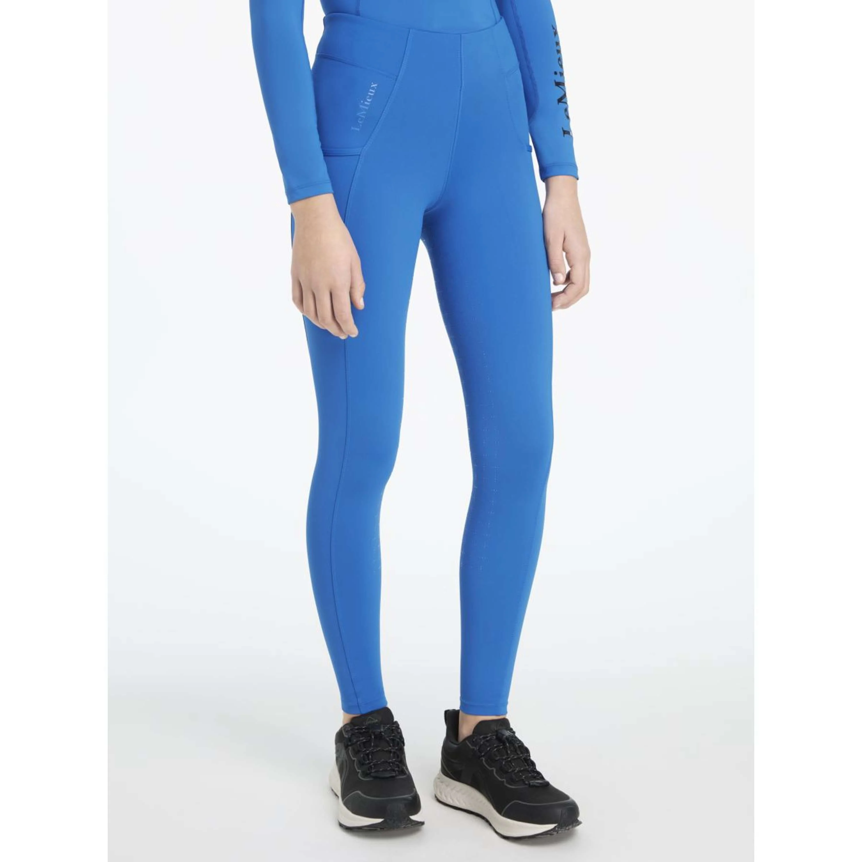 LeMieux Leggings da Equitazione Young Rider Orla Benetton Blu - Image 2