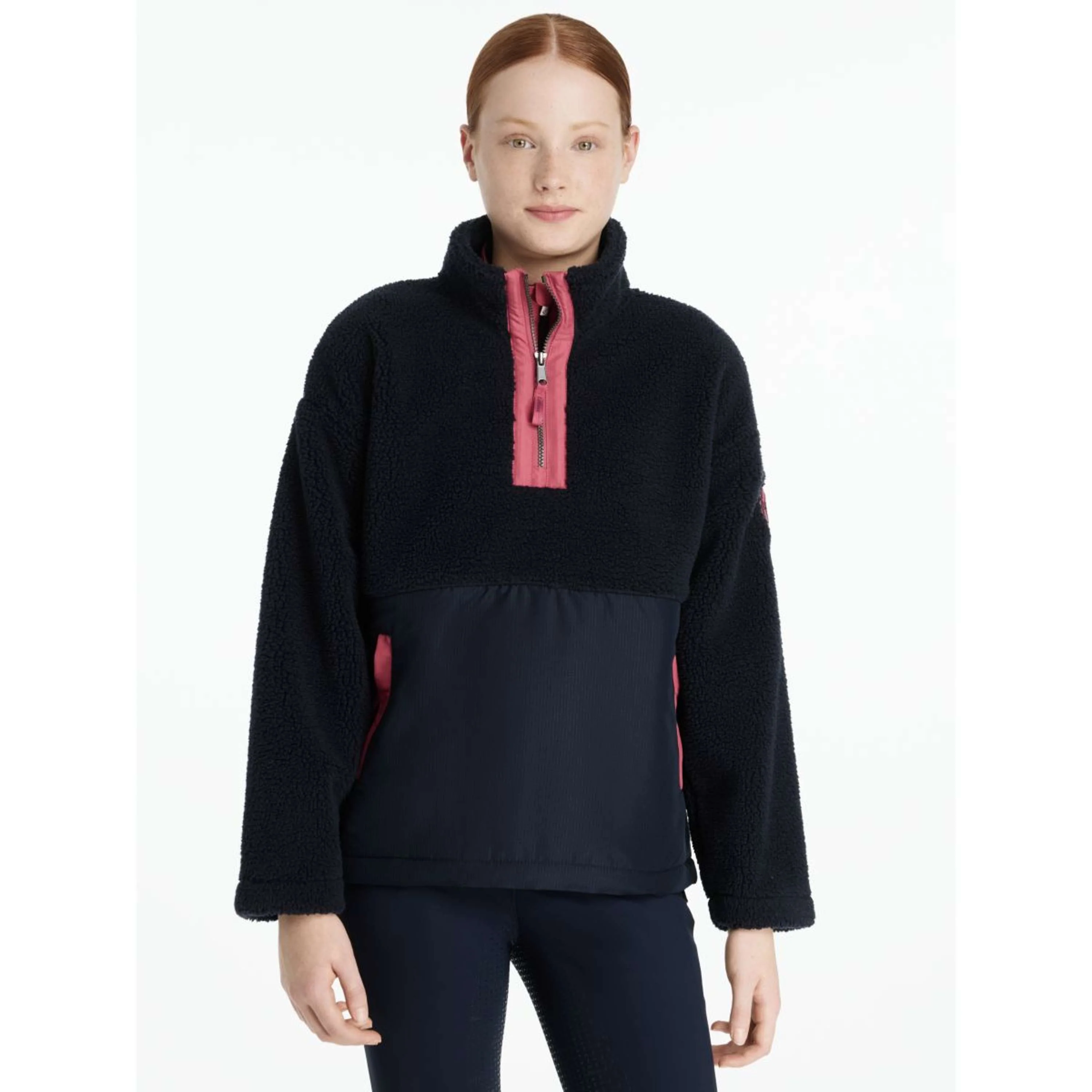 LeMieux Maglione Young Rider Tammy Teddy Fleece Navy
