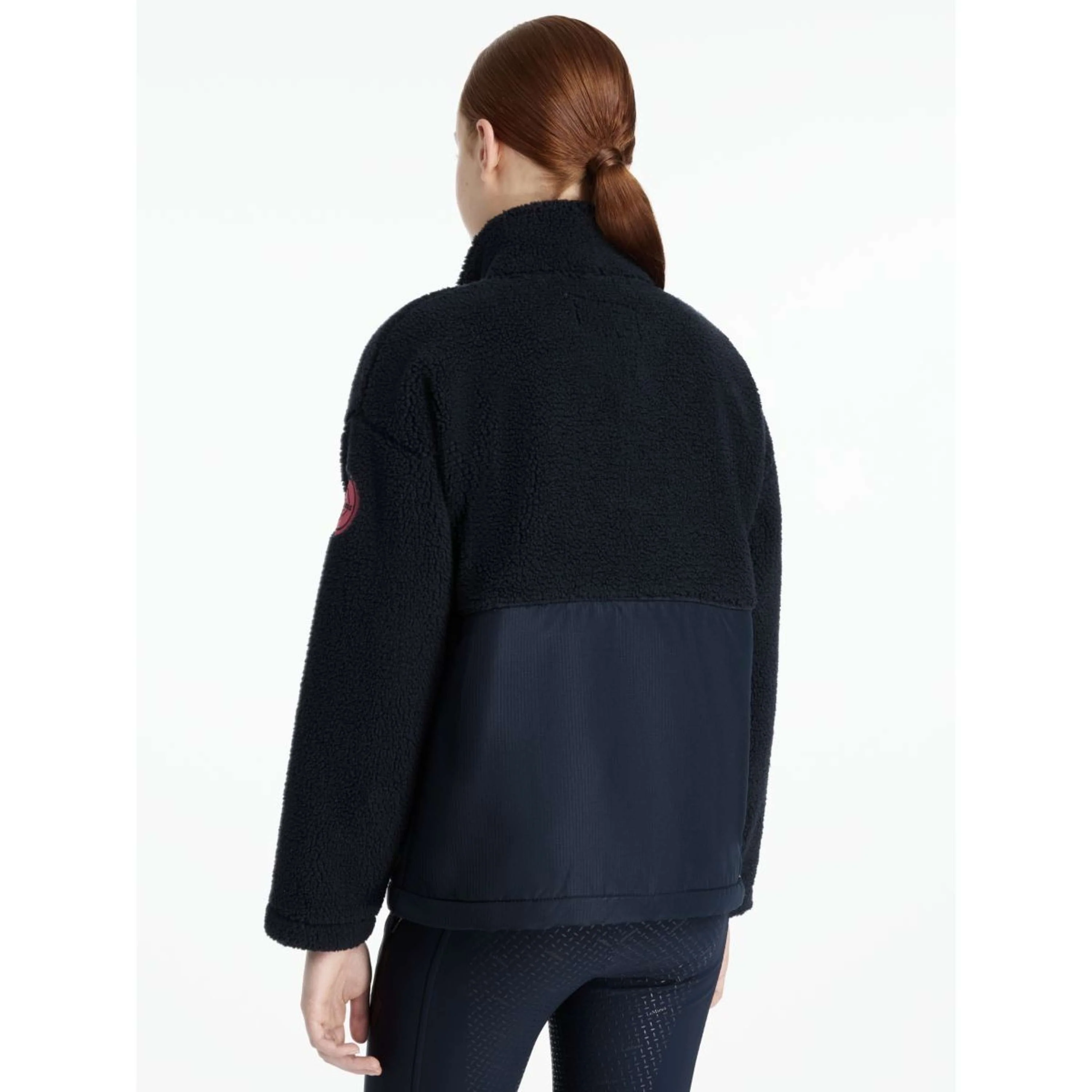 LeMieux Maglione Young Rider Tammy Teddy Fleece Navy - Image 3
