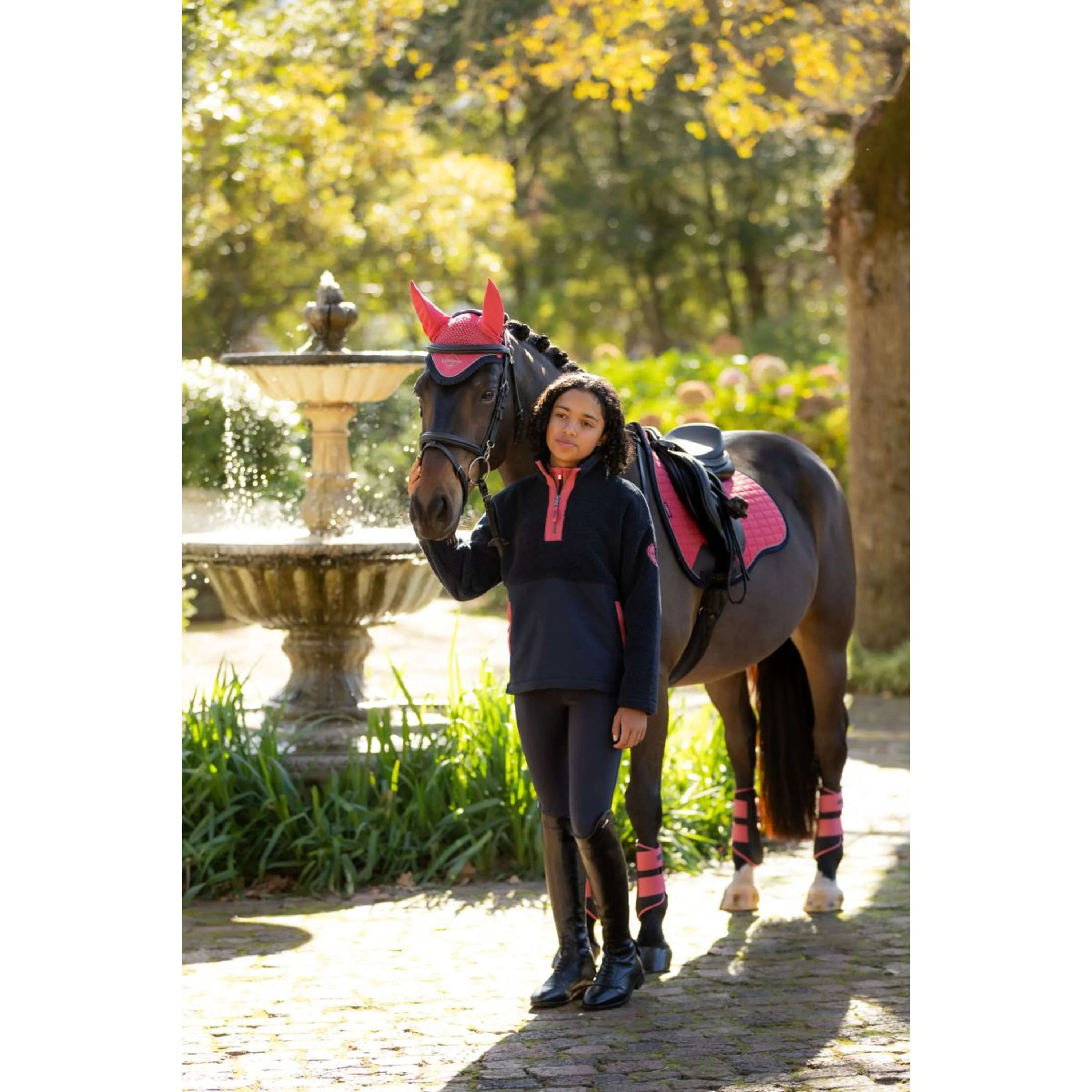 LeMieux Maglione Young Rider Tammy Teddy Fleece Navy - Image 6