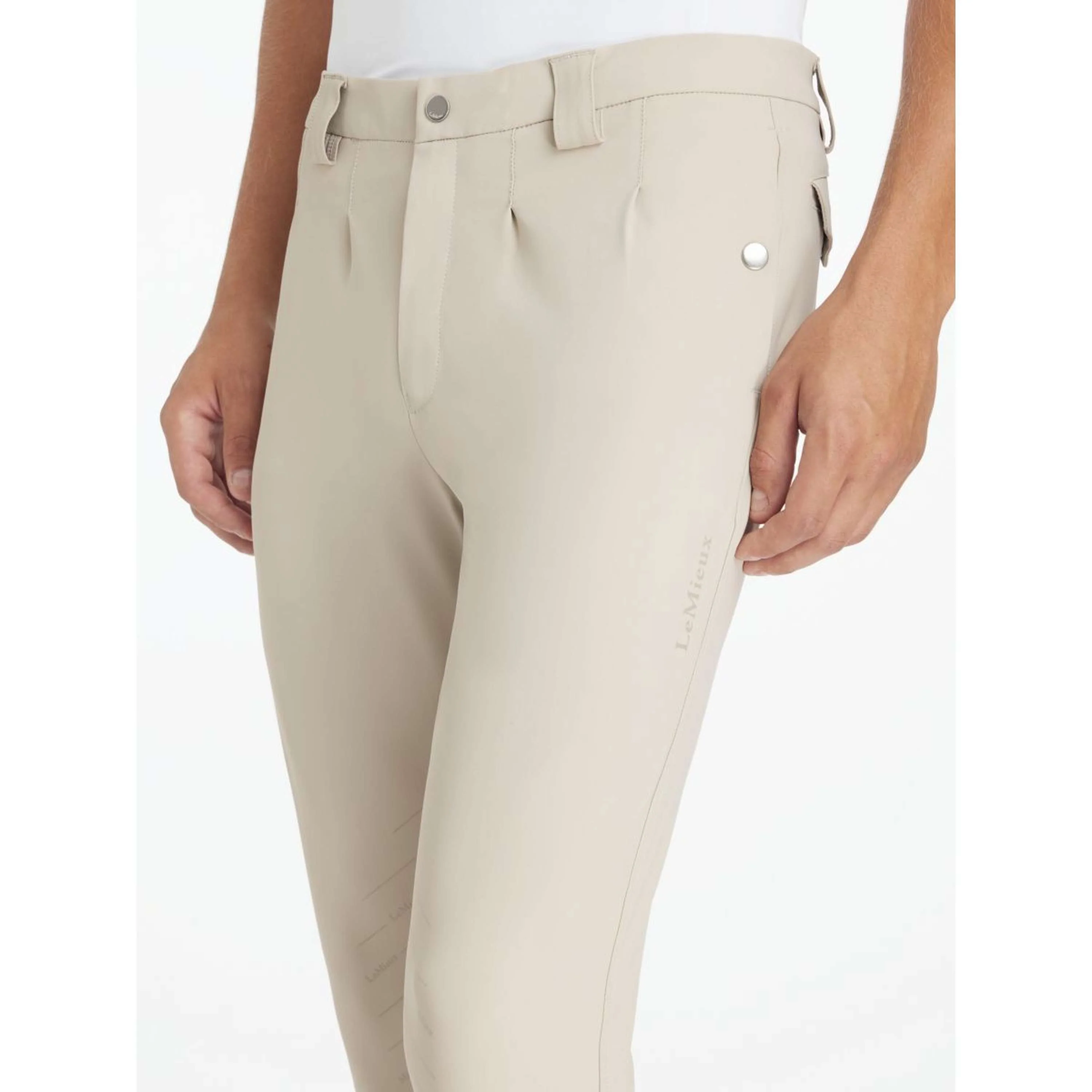 LeMieux Pantaloni da Equitazione Classique Uomini Beige - Image 3