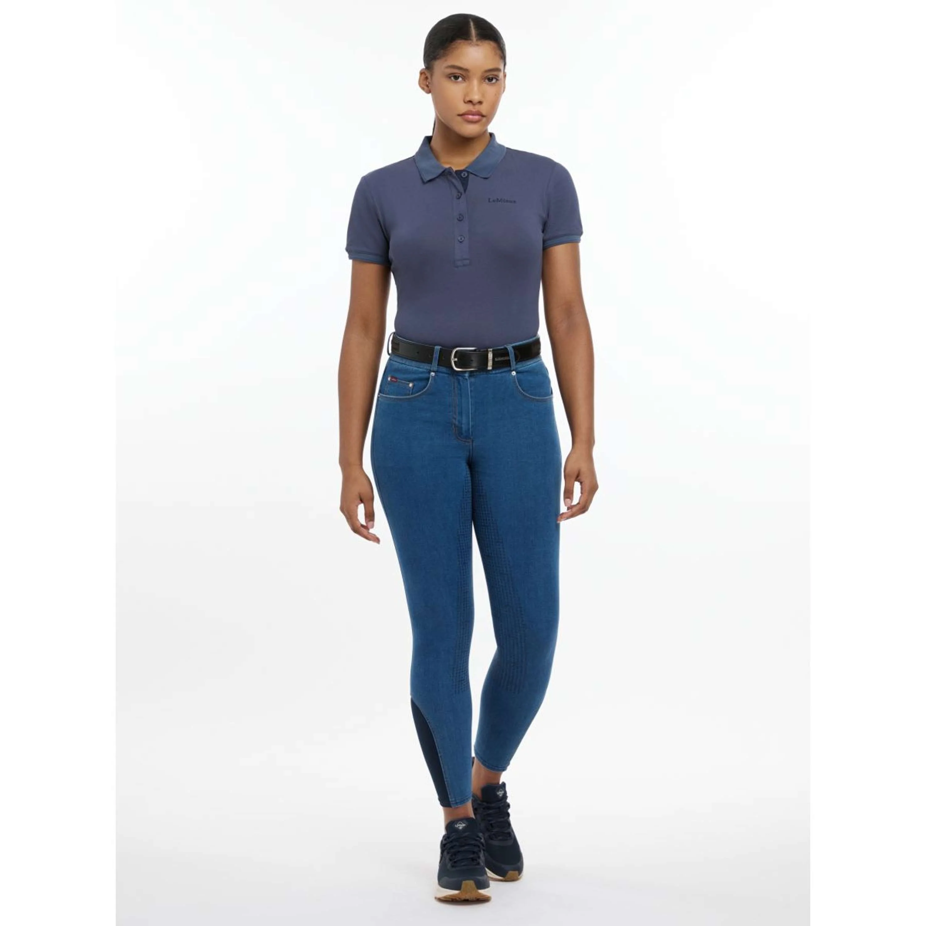 LeMieux Calzoni Dolly Denim Full Grip Denim - Image 4
