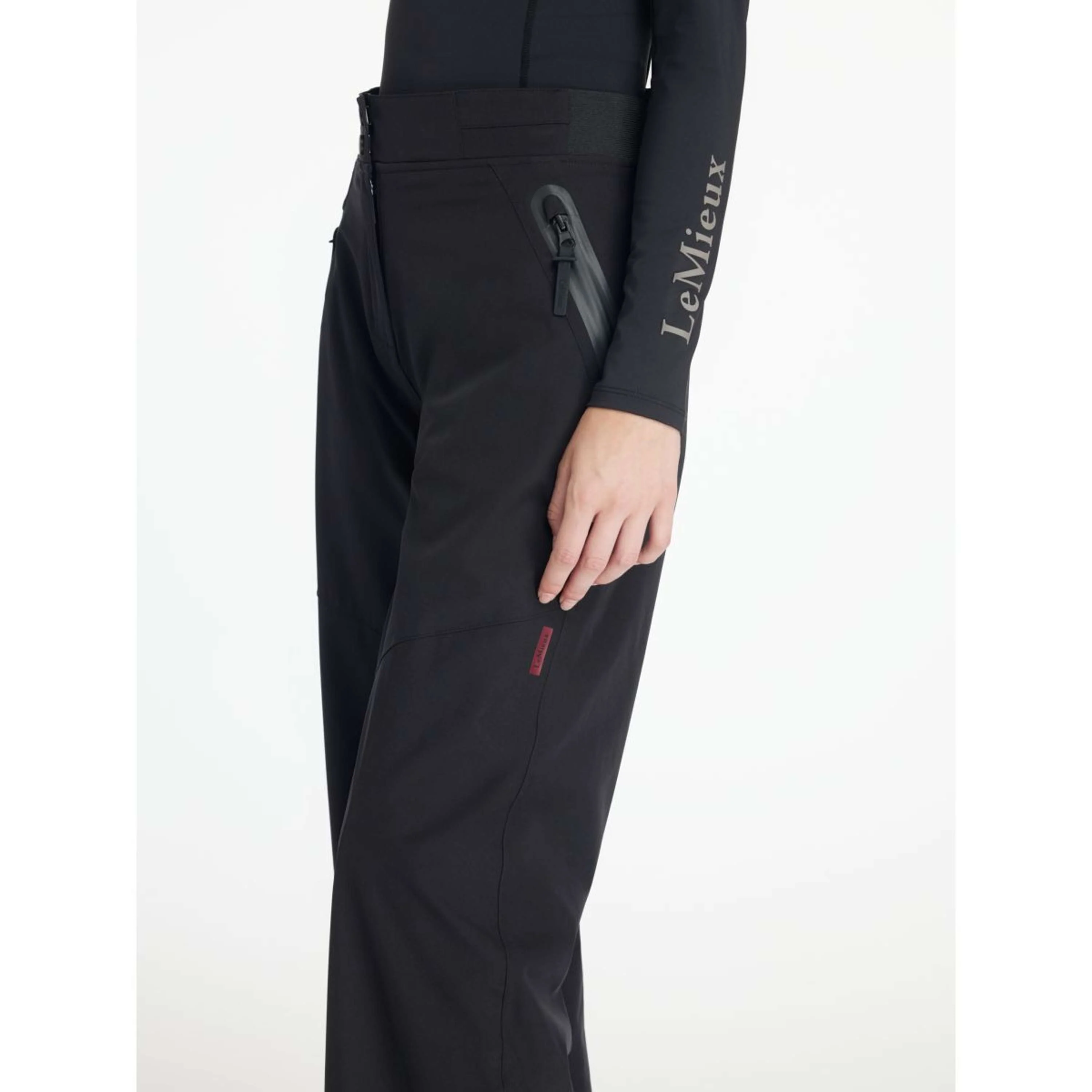 LeMieux Pantaloni da Equitazione Drytex Stormwear Impermeabile Nero - Image 3