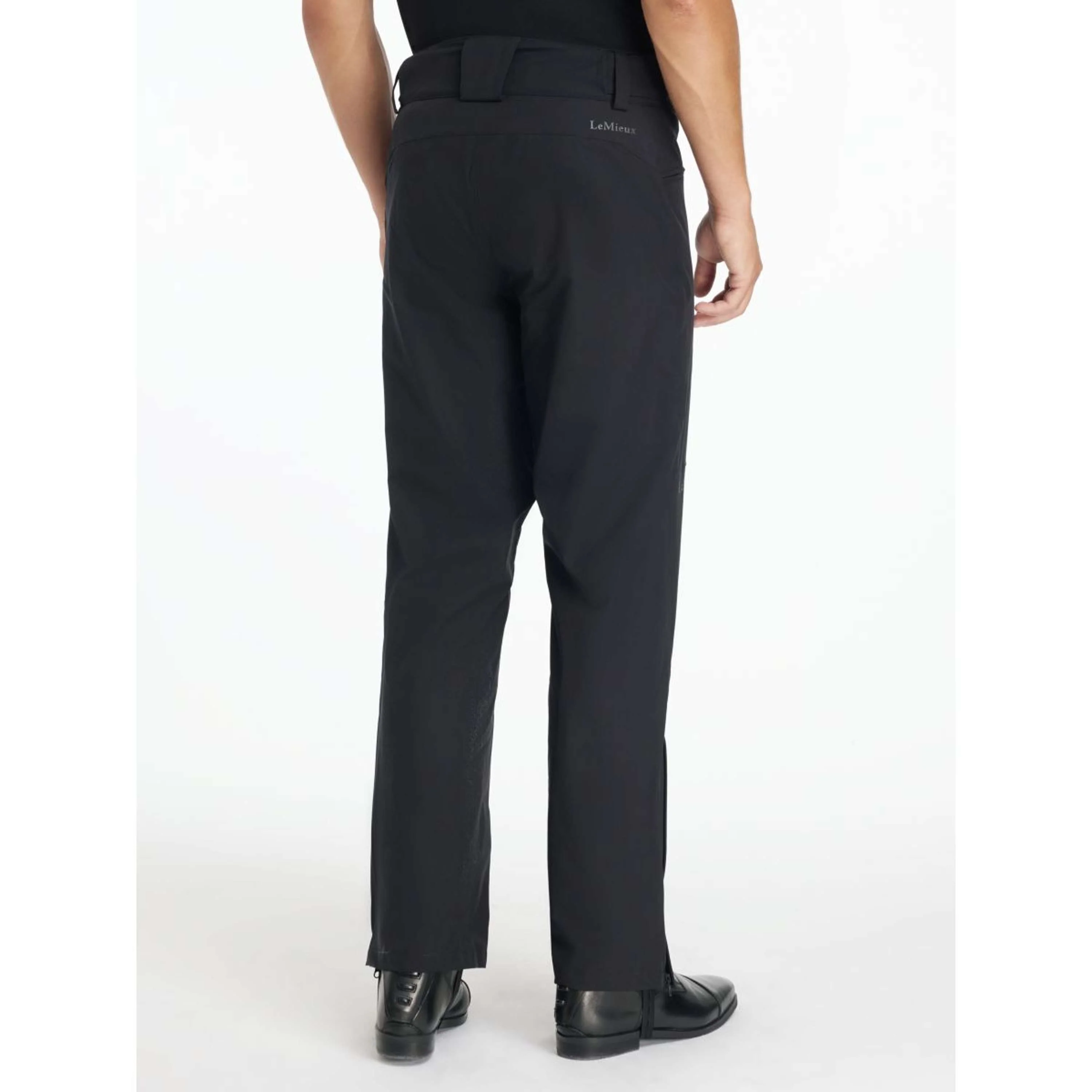 LeMieux Pantaloni da Equitazione Drytex Stormwear Waterproof Uomini Nero - Image 2