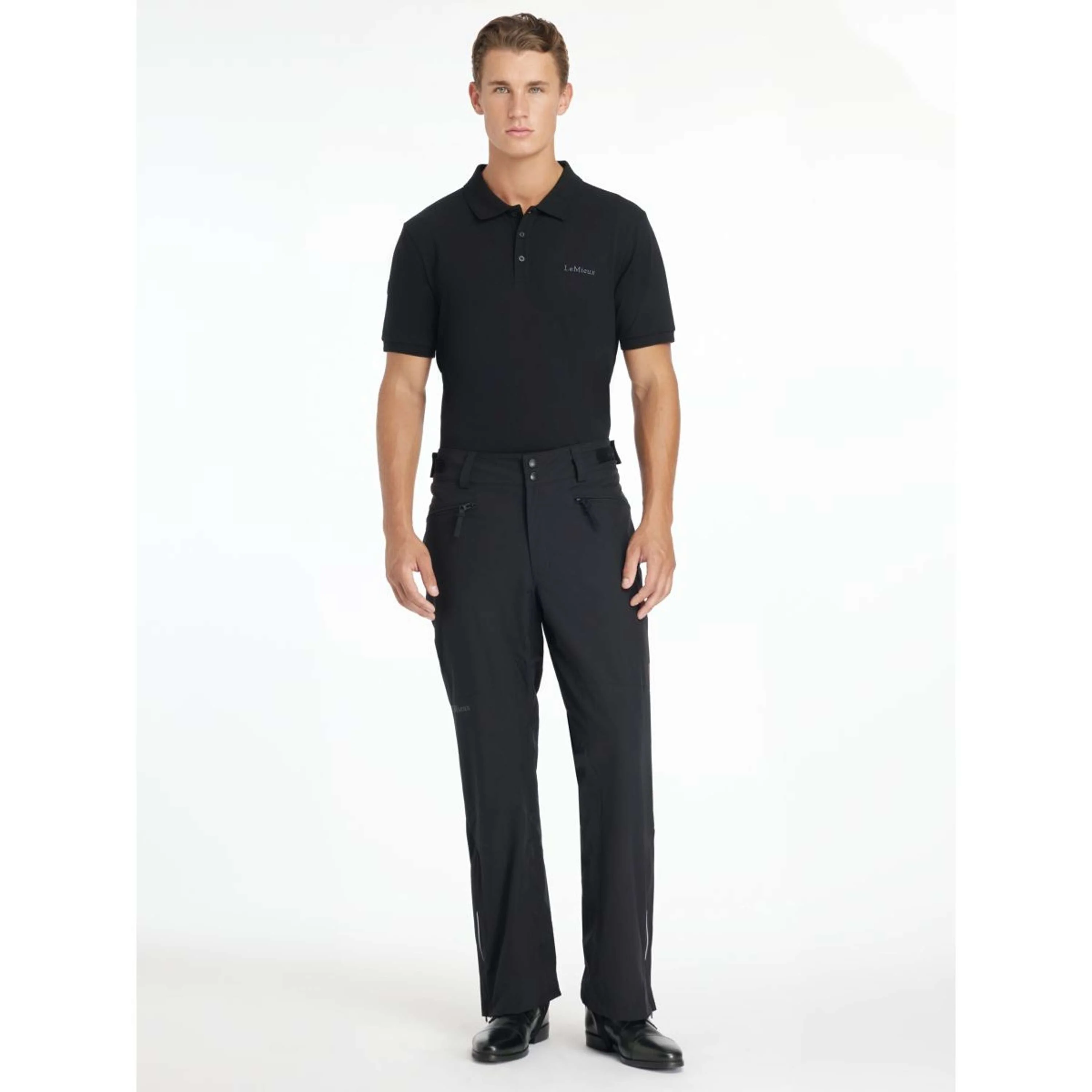 LeMieux Pantaloni da Equitazione Drytex Stormwear Waterproof Uomini Nero - Image 5