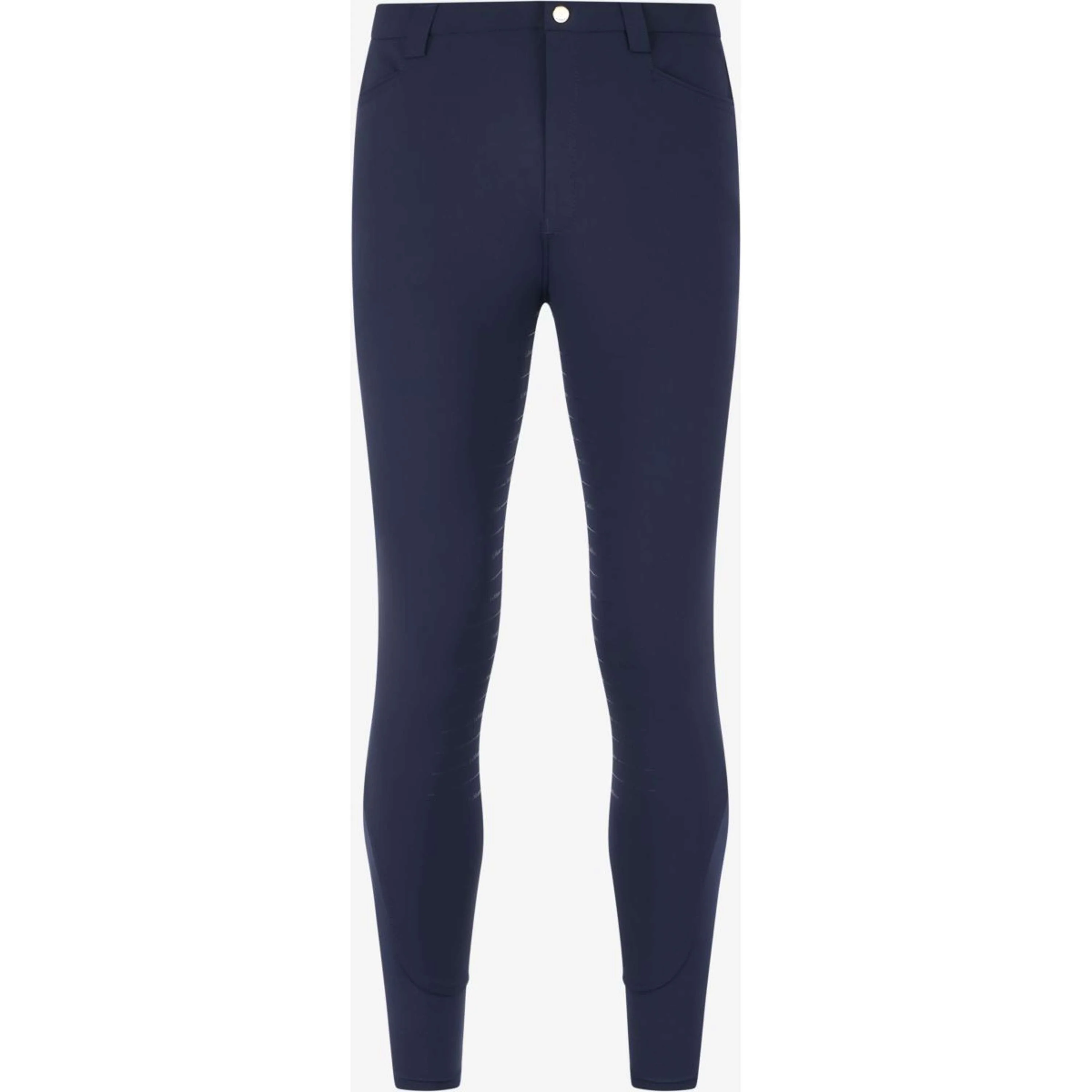 LeMieux Pantaloni da Equitazione Sports Full Grip Uomini Navy