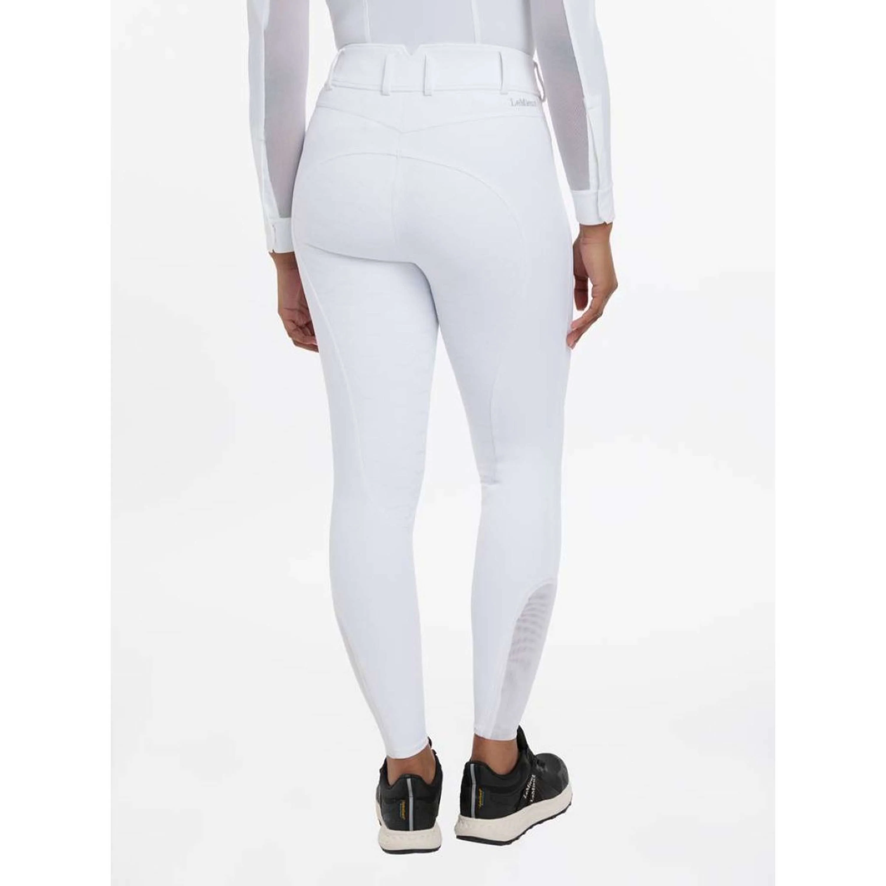 LeMieux Pantaloni da equitazione Victoria con grip in silicone Bianco - Image 4