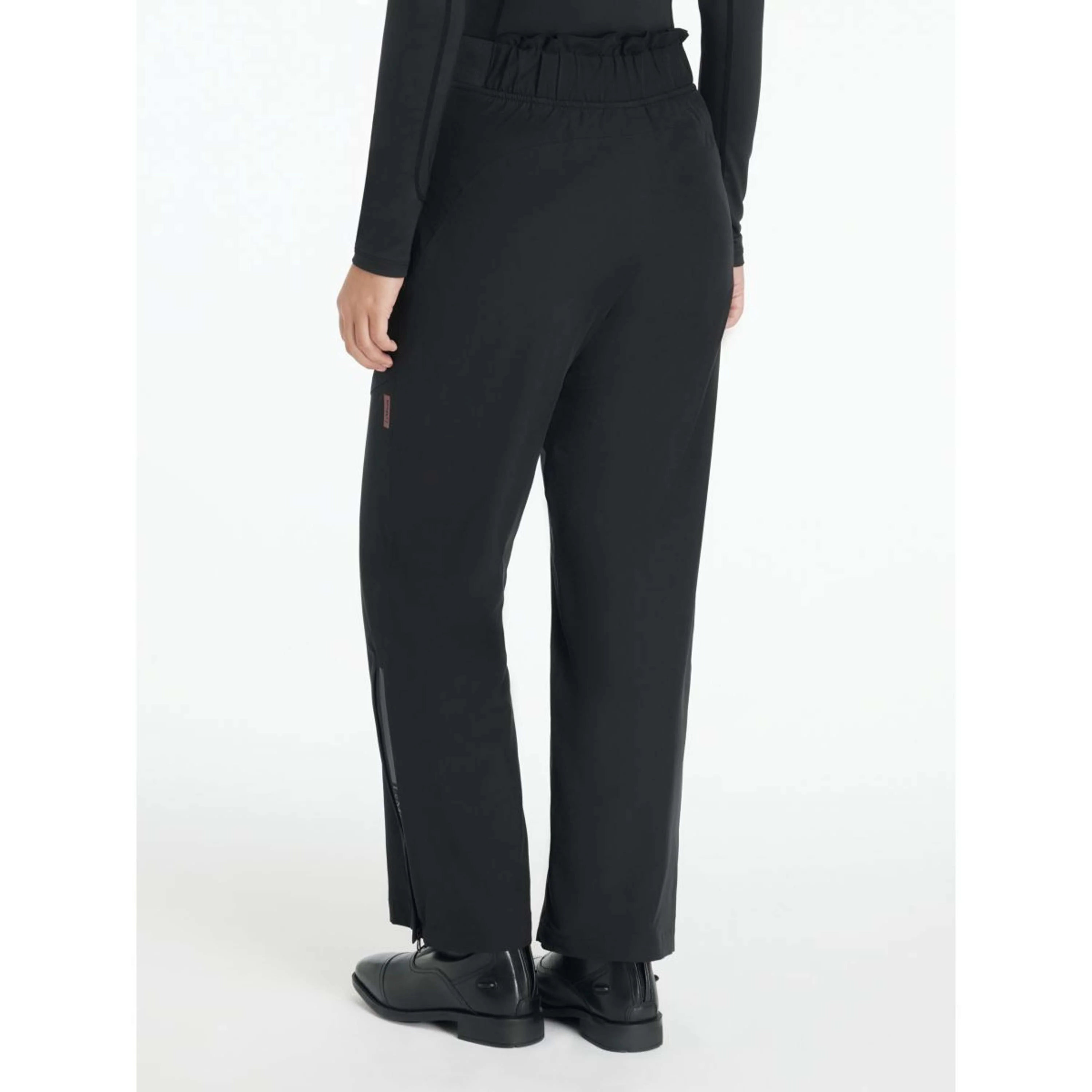 LeMieux Pantaloni da Equitazione Young Rider Drytex Impermeabile Nero - Image 2