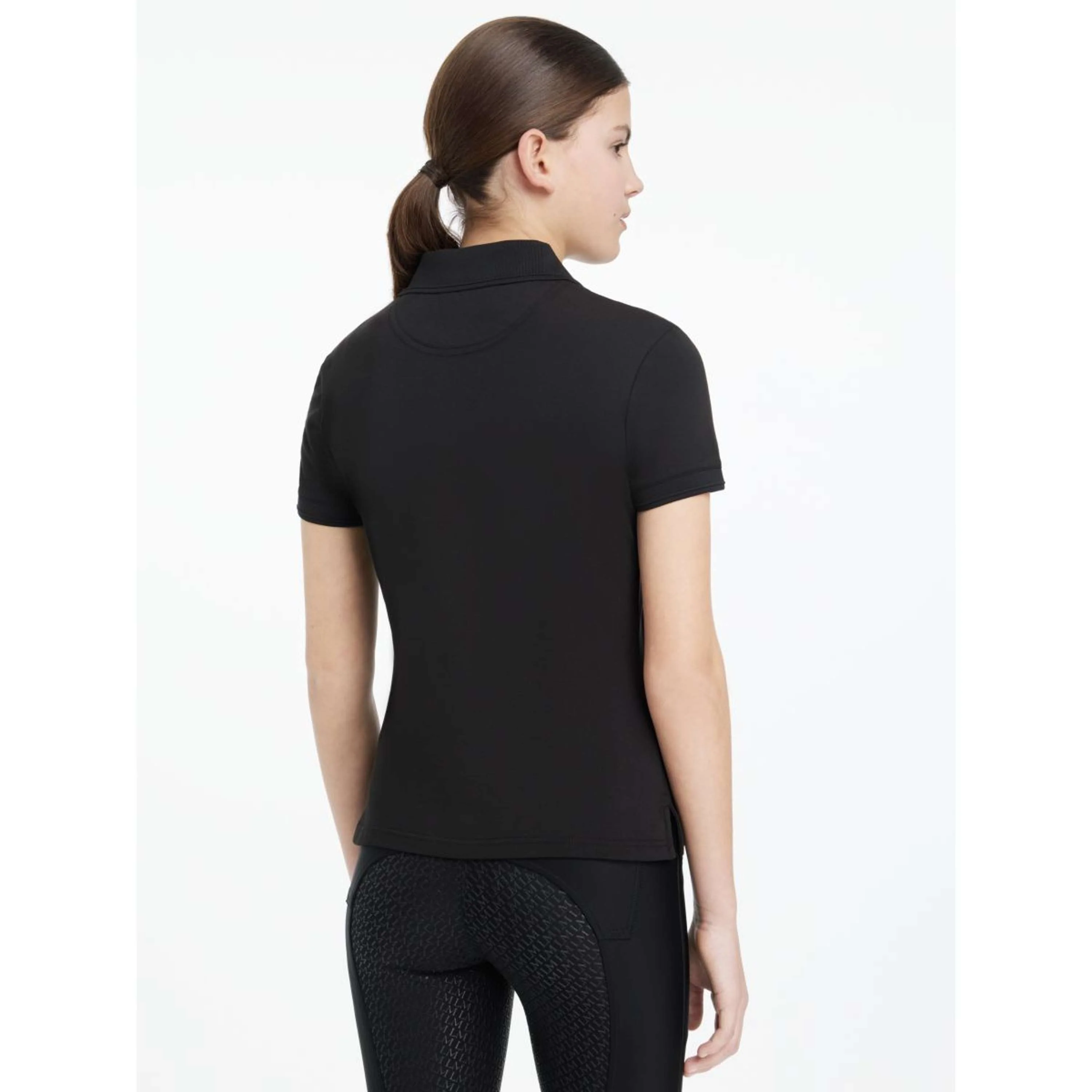 LeMieux Polo Young Rider Classique Nero - Image 3