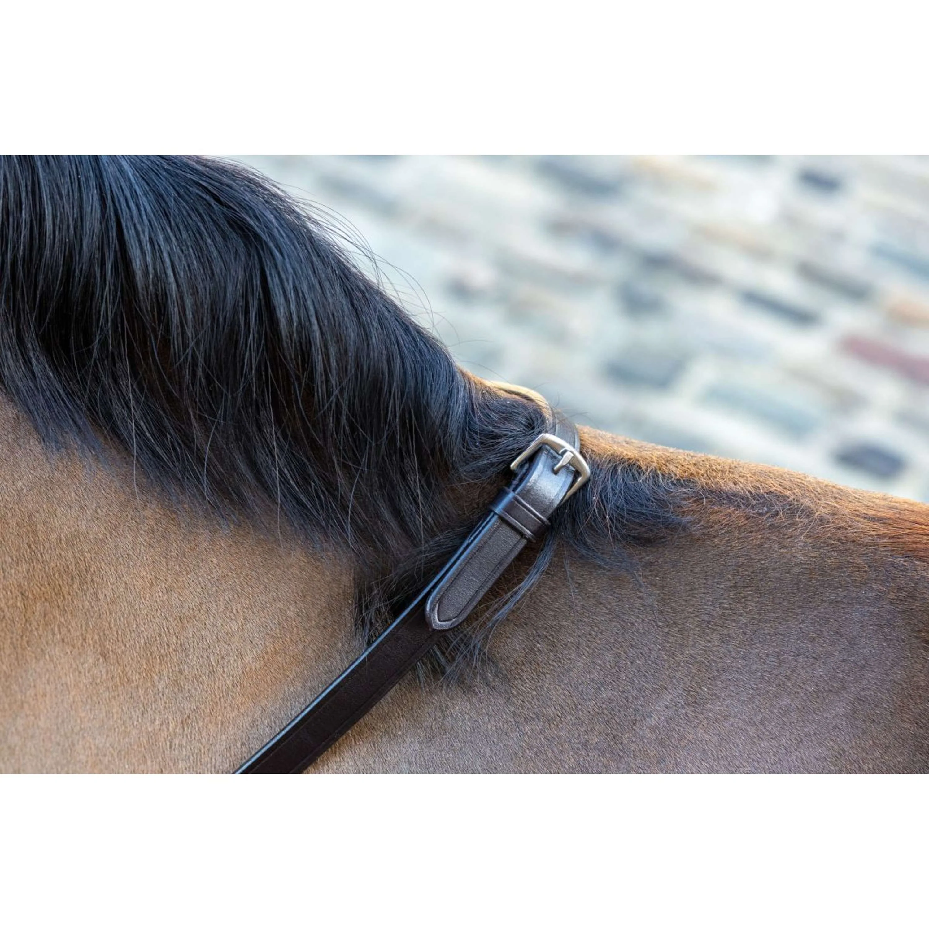 LeMieux Redini Arika Soft Rubber with Stopper Marrone/Ottone - Image 3