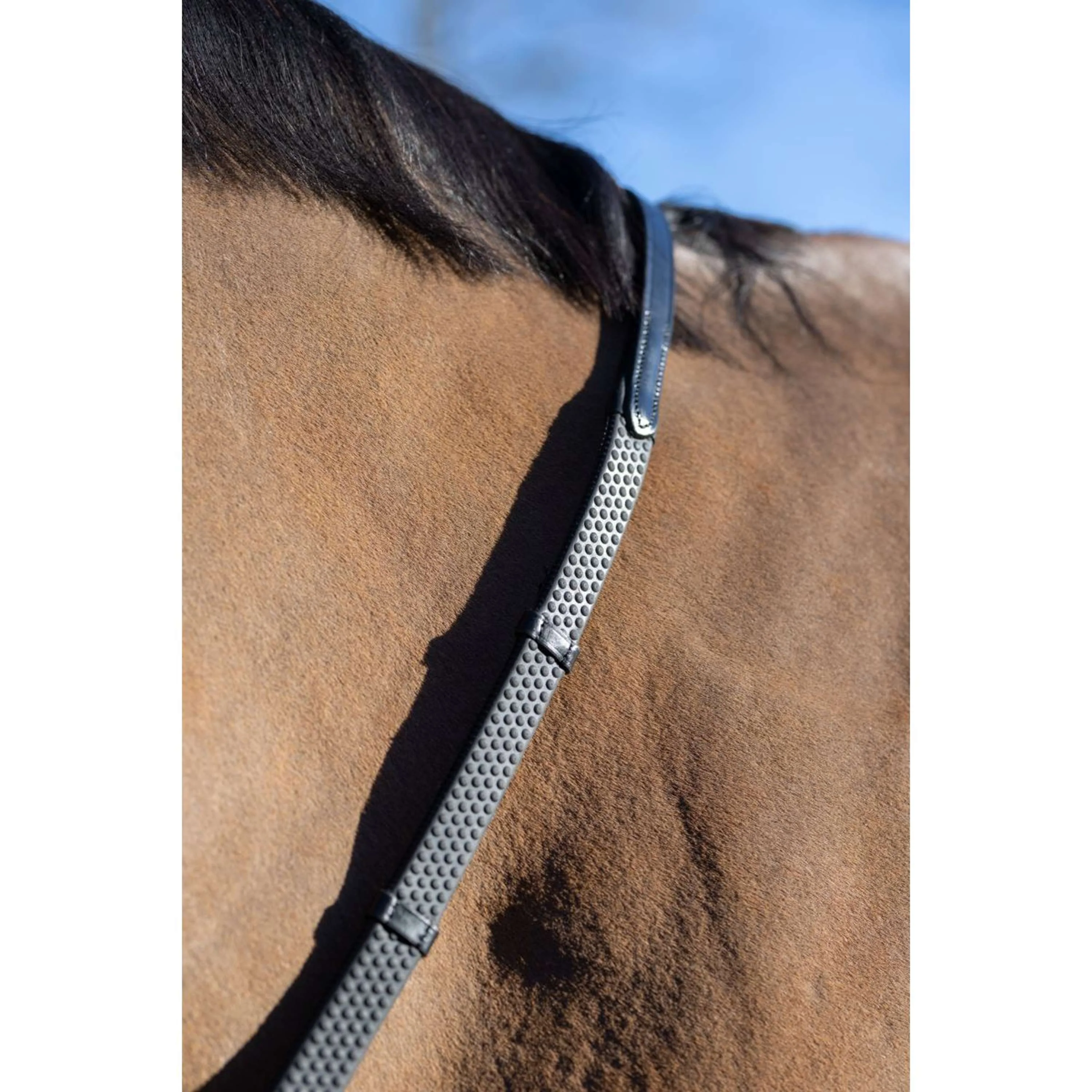 LeMieux Redini Arika Soft Rubber with Stopper Nero Argento - Image 3