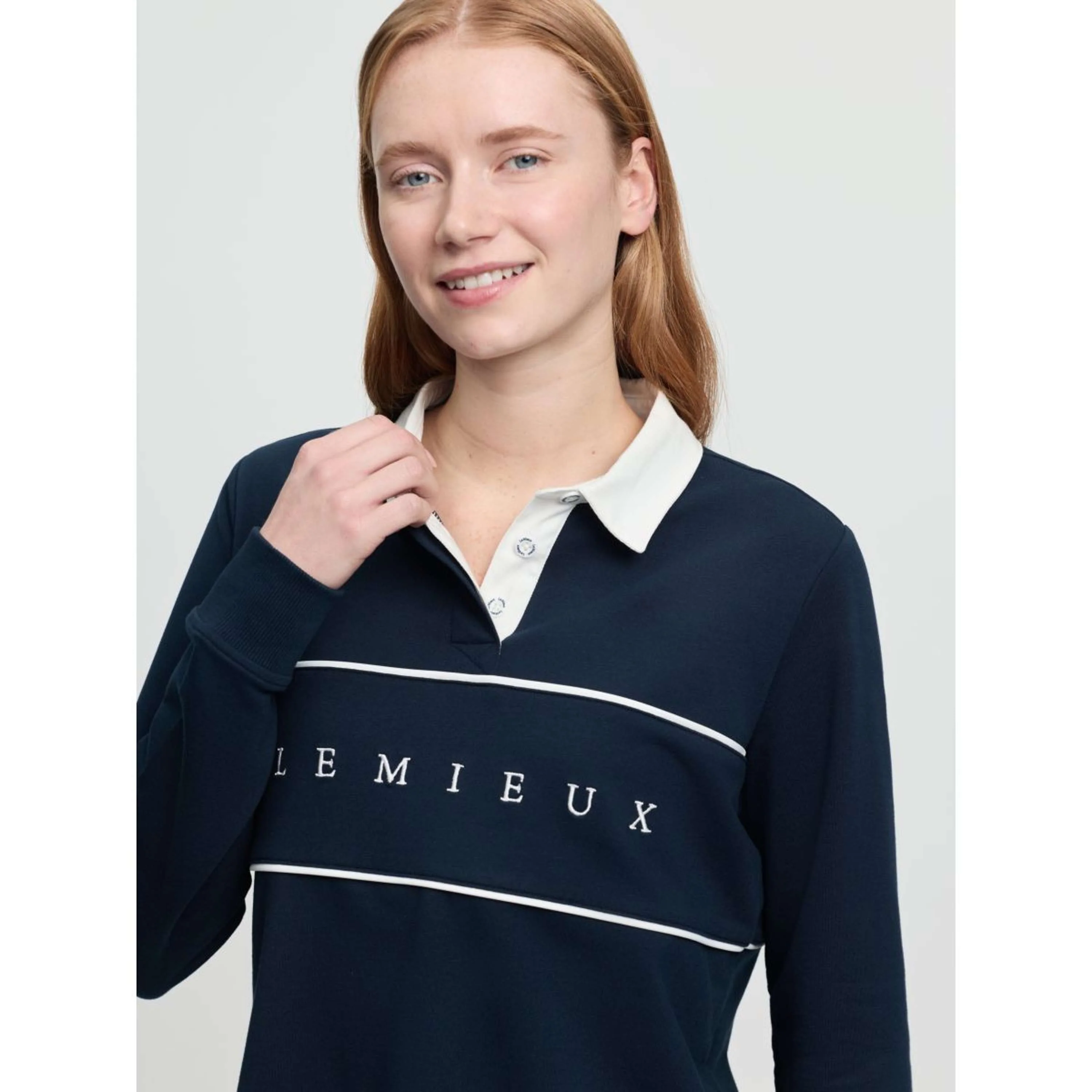 LeMieux Rugbyshirt Rochelle Navy - Image 2