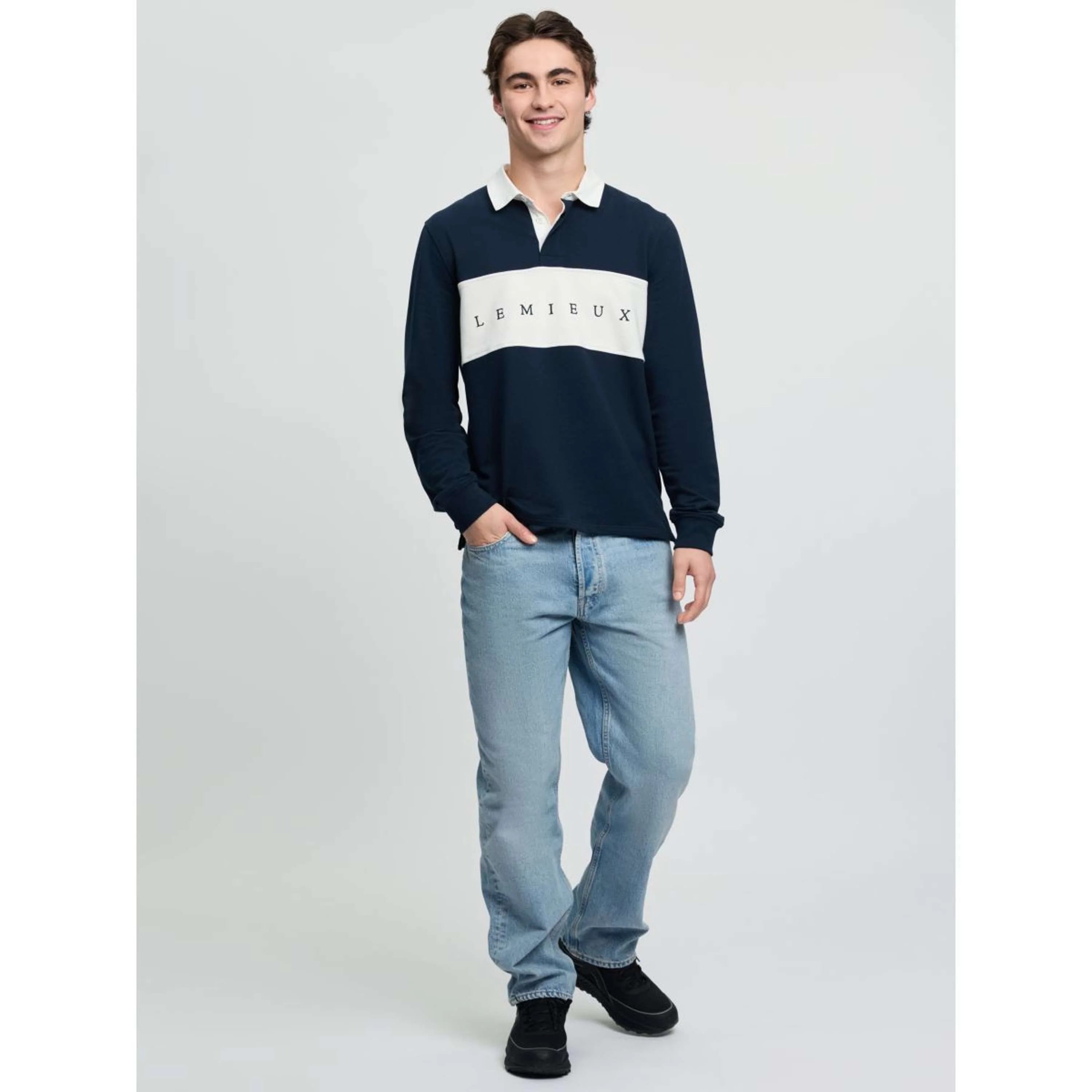 LeMieux Rugbyshirt Uomini Navy - Image 7