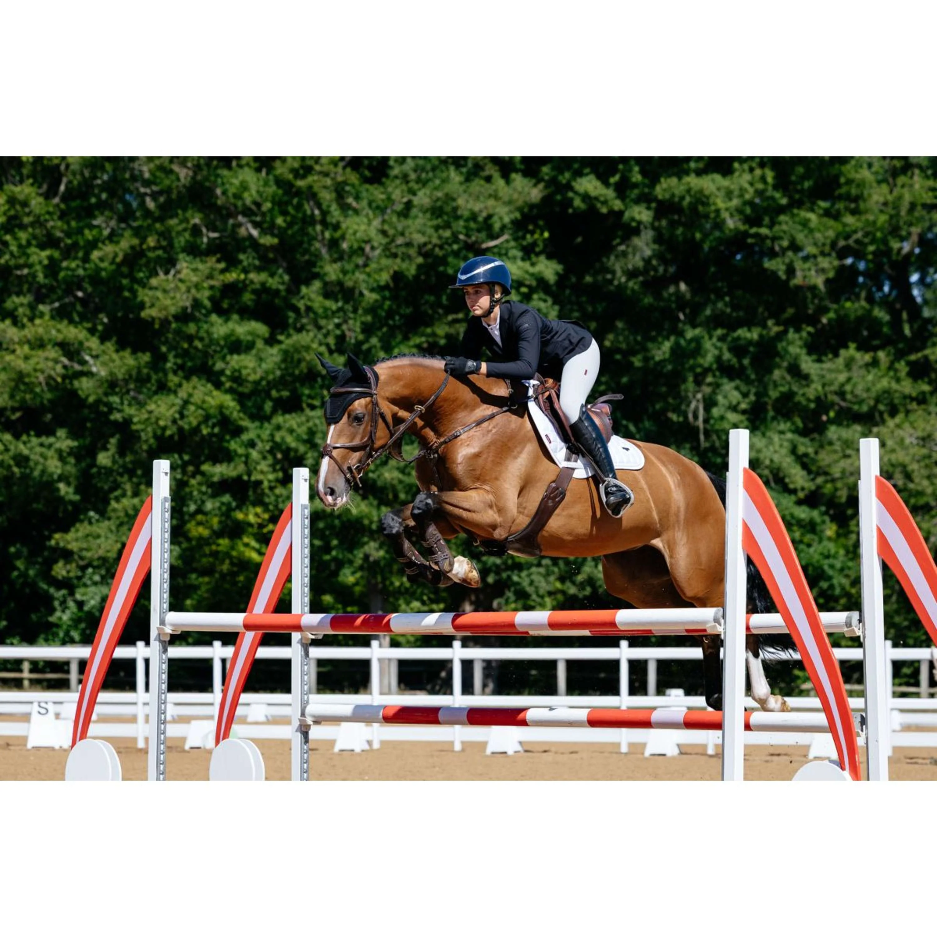 LeMieux Sottosella Loire Classic Square Close Contact Bianco - Image 2