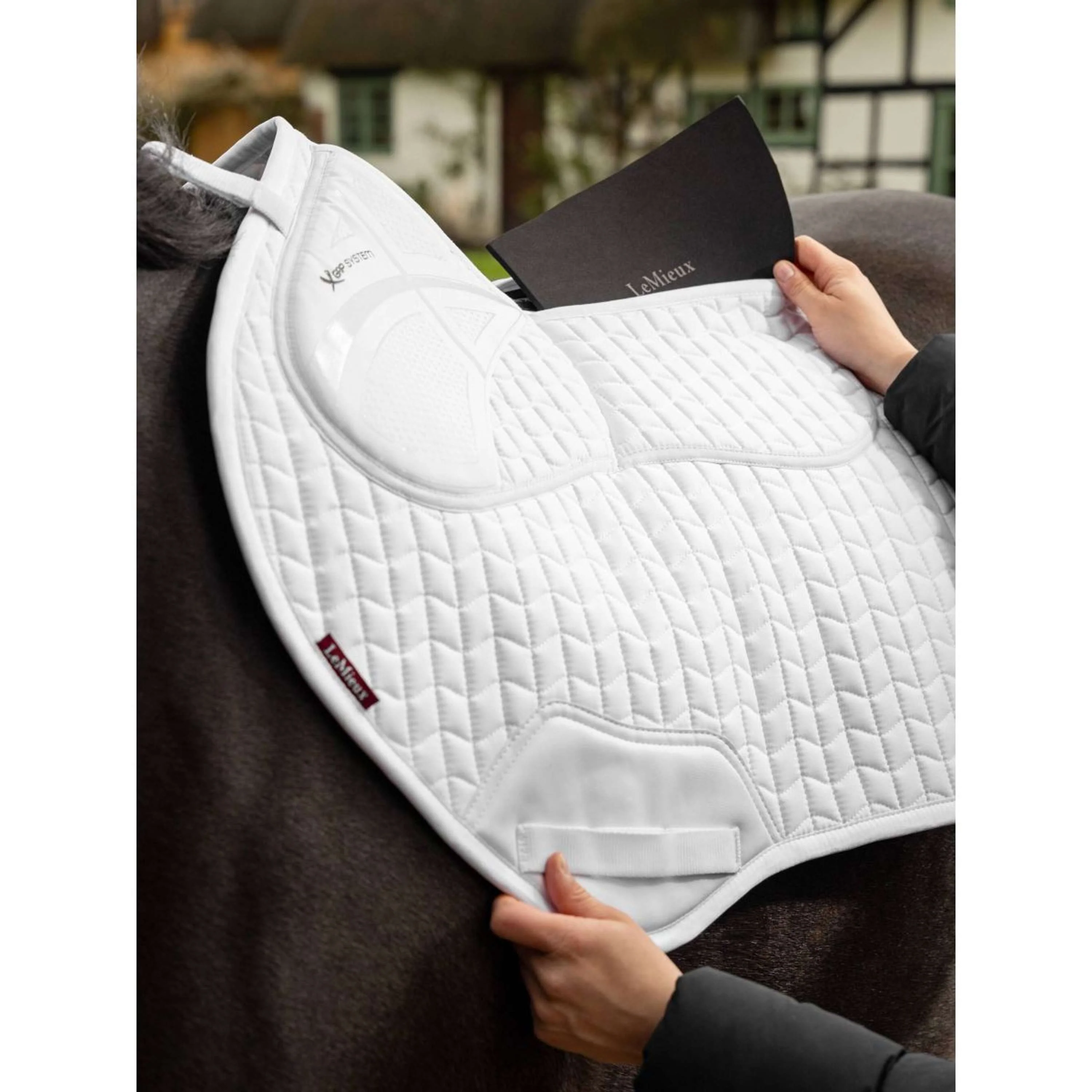 LeMieux Sottosella Prosorb Pain 2 Pocket Bianco - Image 4