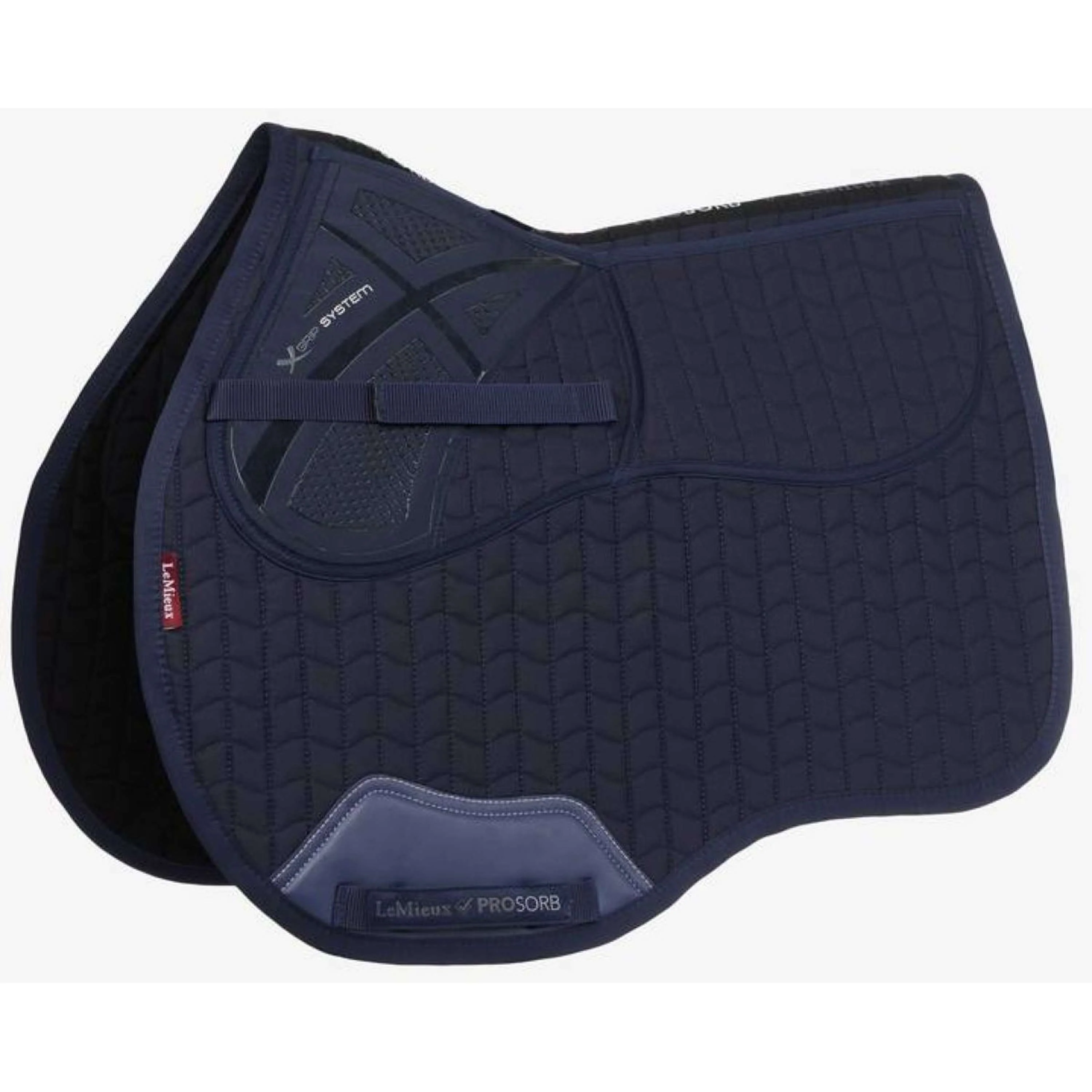 LeMieux Sottosella Prosorb Plain 2 Pocket Dressage Navy