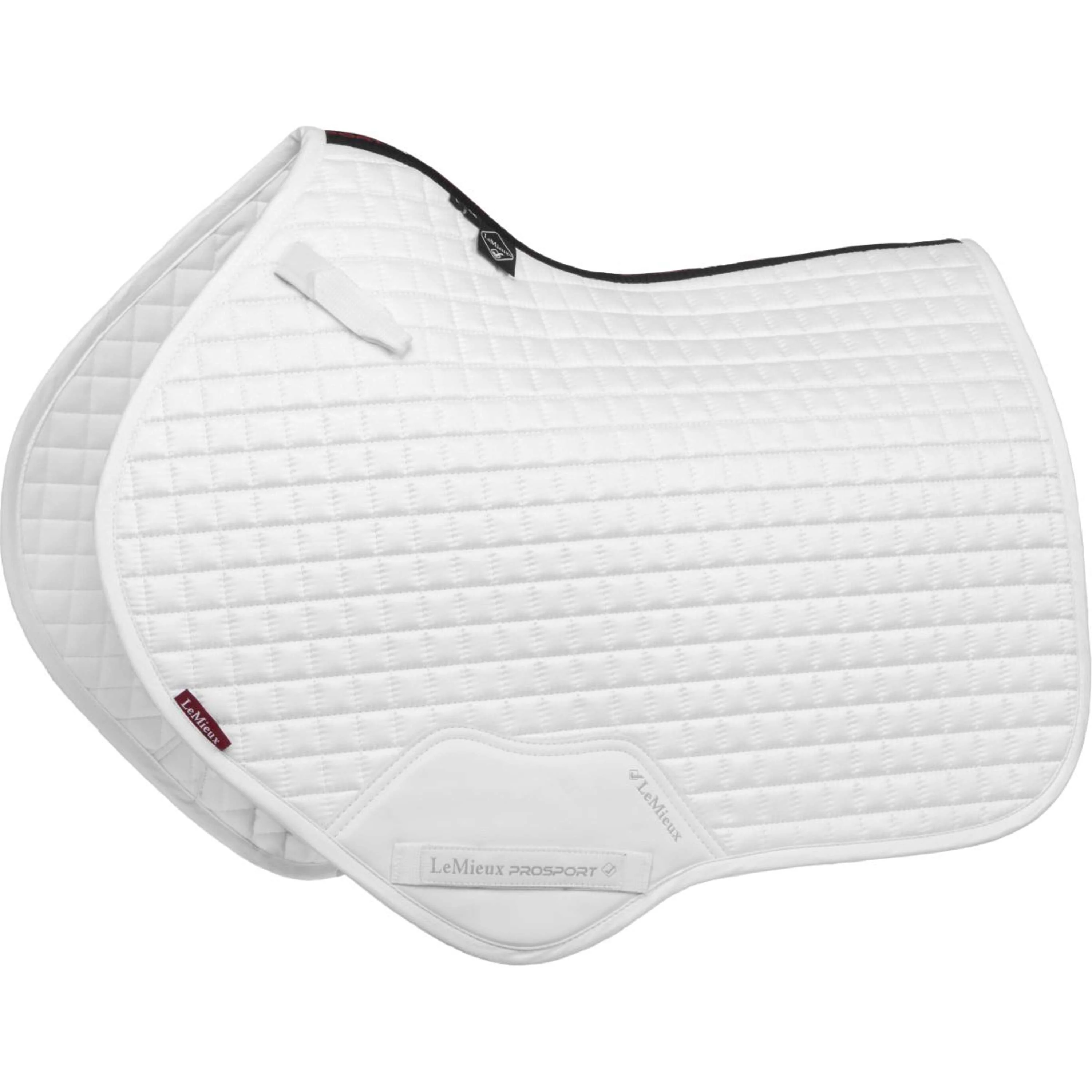 LeMieux Sottosella Suede Square Close Contact Bianco