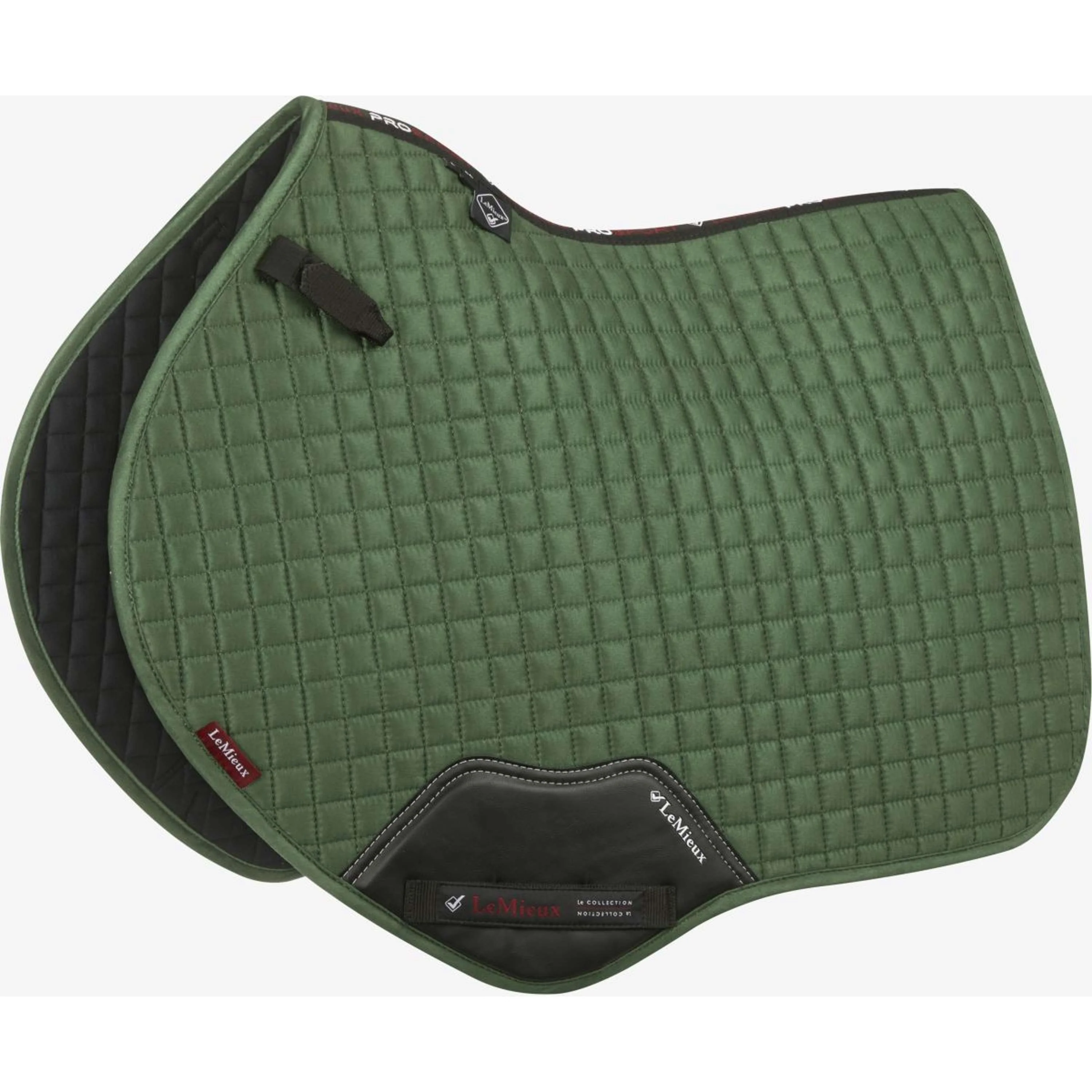 LeMieux Sottosella Suede Square Close Contact Hunter Green