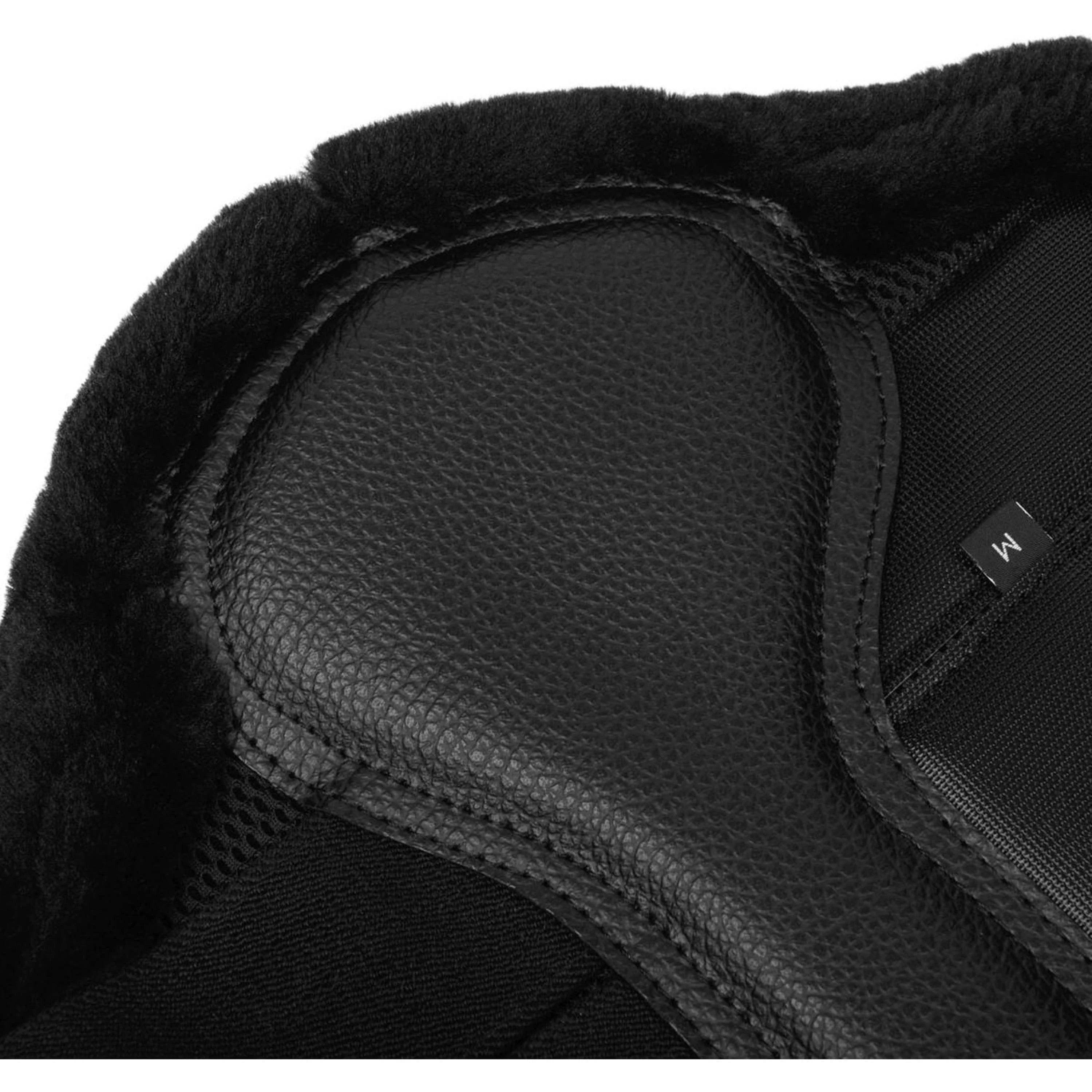 LeMieux Stivali da spazzolatura Fleece Edge Mesh Nero - Image 4