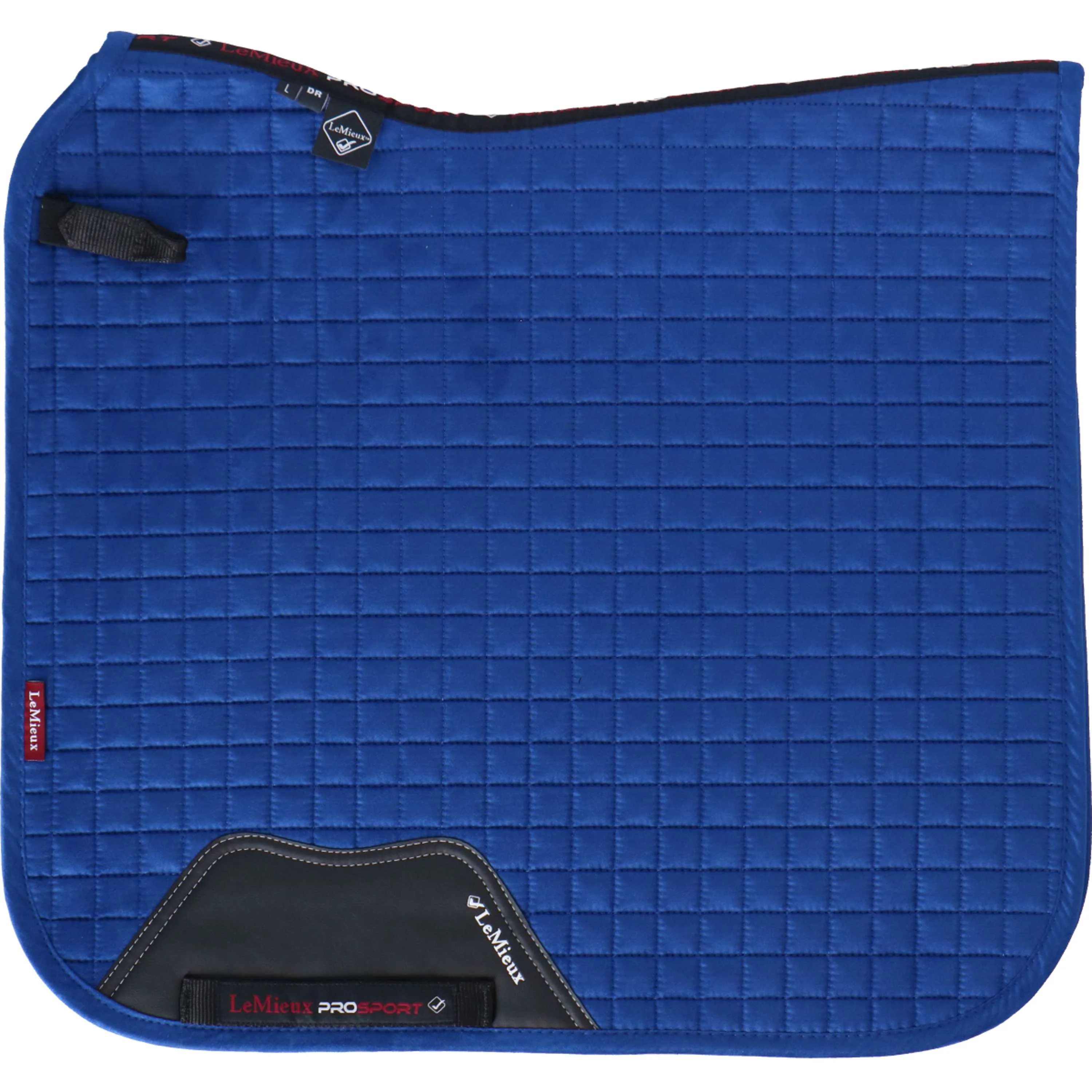 LeMieux Tappetino Sella Dressage ProSport Suede Benetton Blu - Image 3