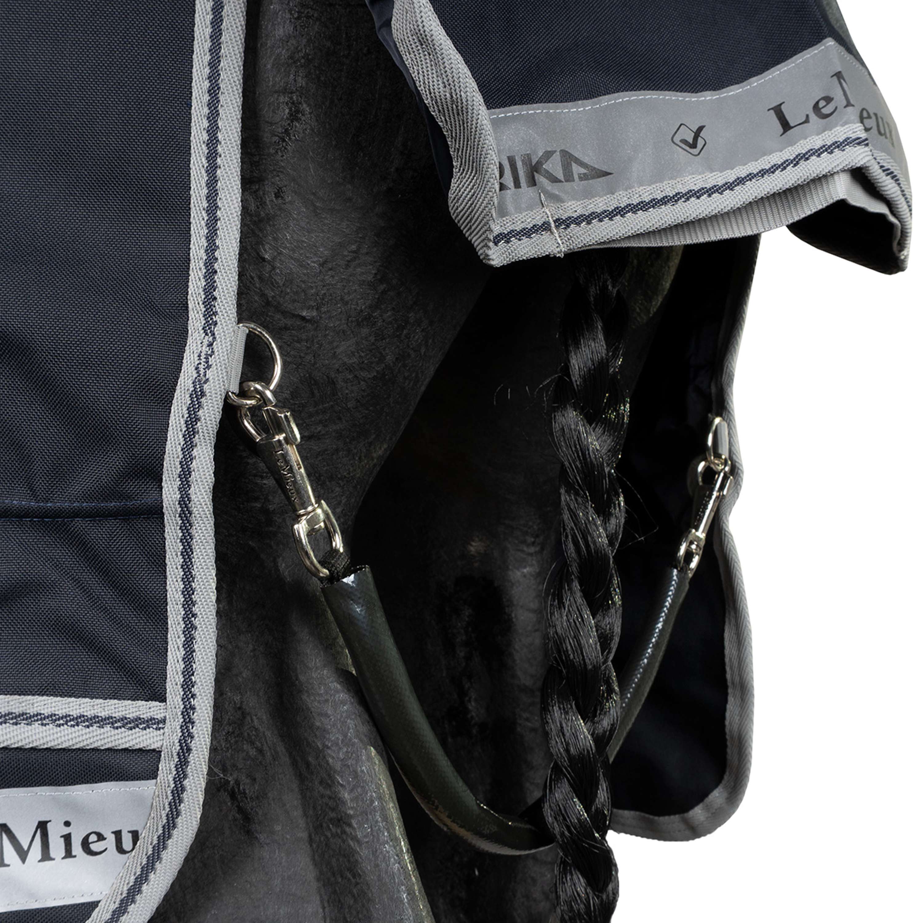 LeMieux Tappeto Arika Storm-Tek Turnout 100g Navy - Image 17