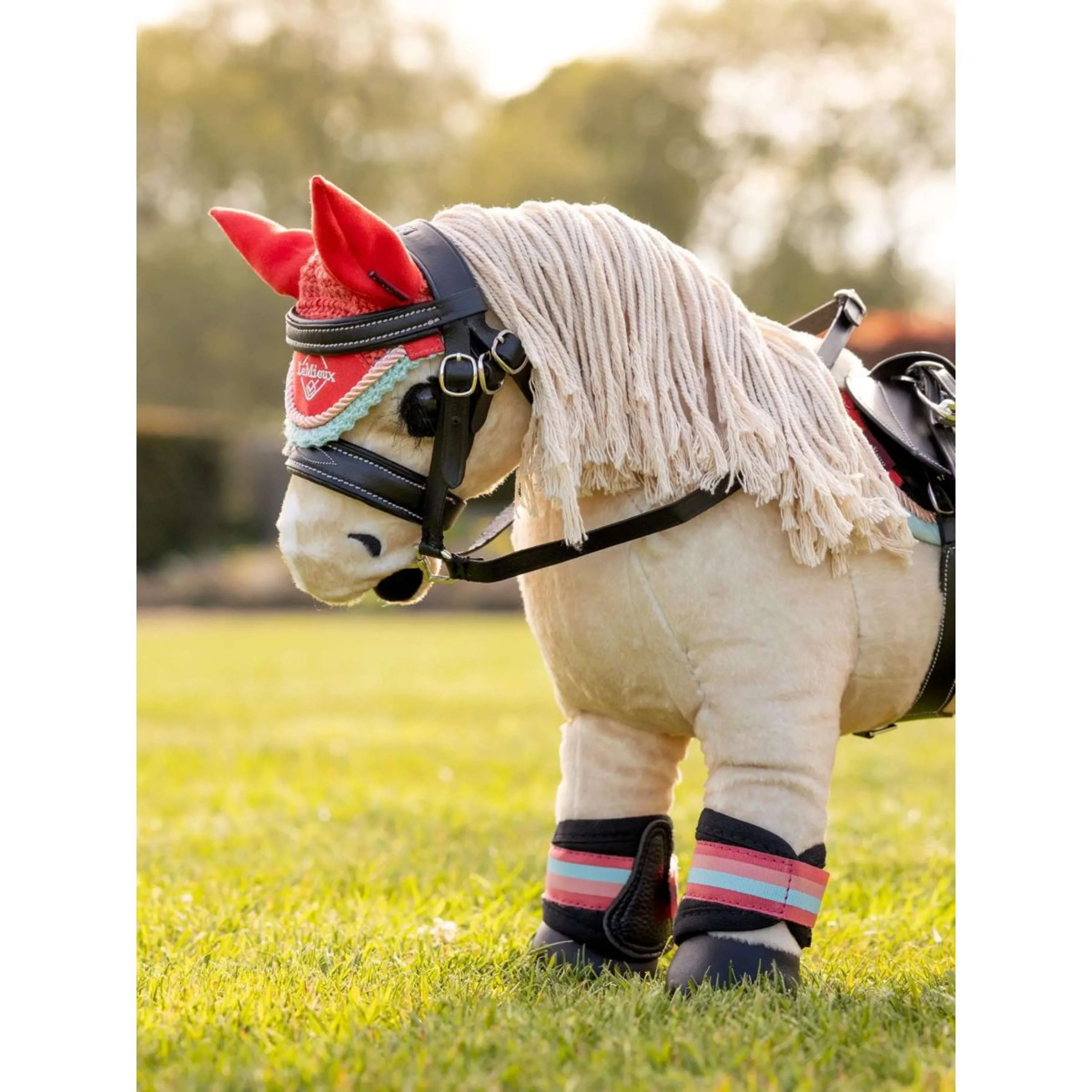 LeMieux Toy Pony Rete per Orecchie Coral Crush - Image 2