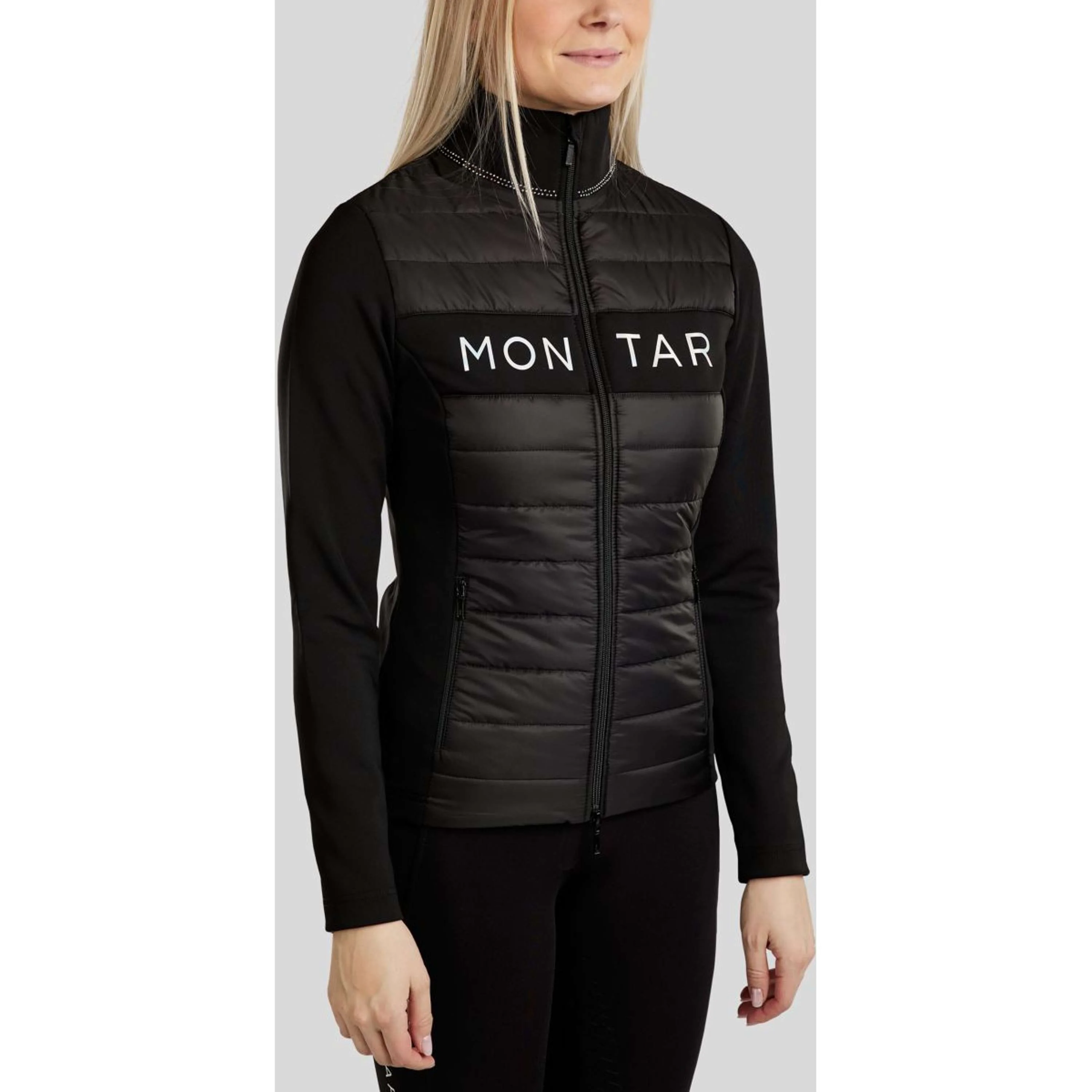 Montar Felpa con cappuccio e zip MoCha Nero