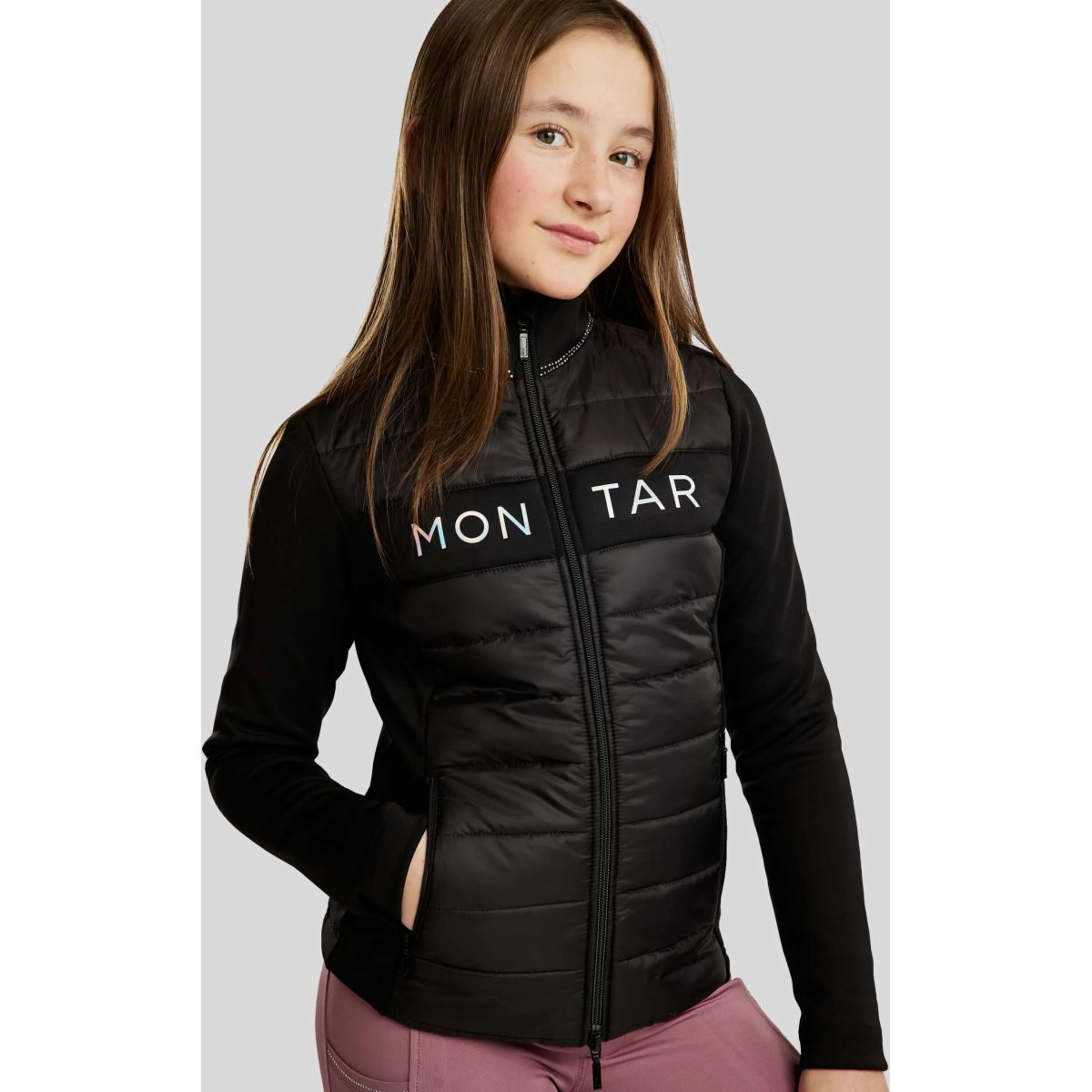 Montar Felpa con cappuccio e zip MoCha Nero - Image 6