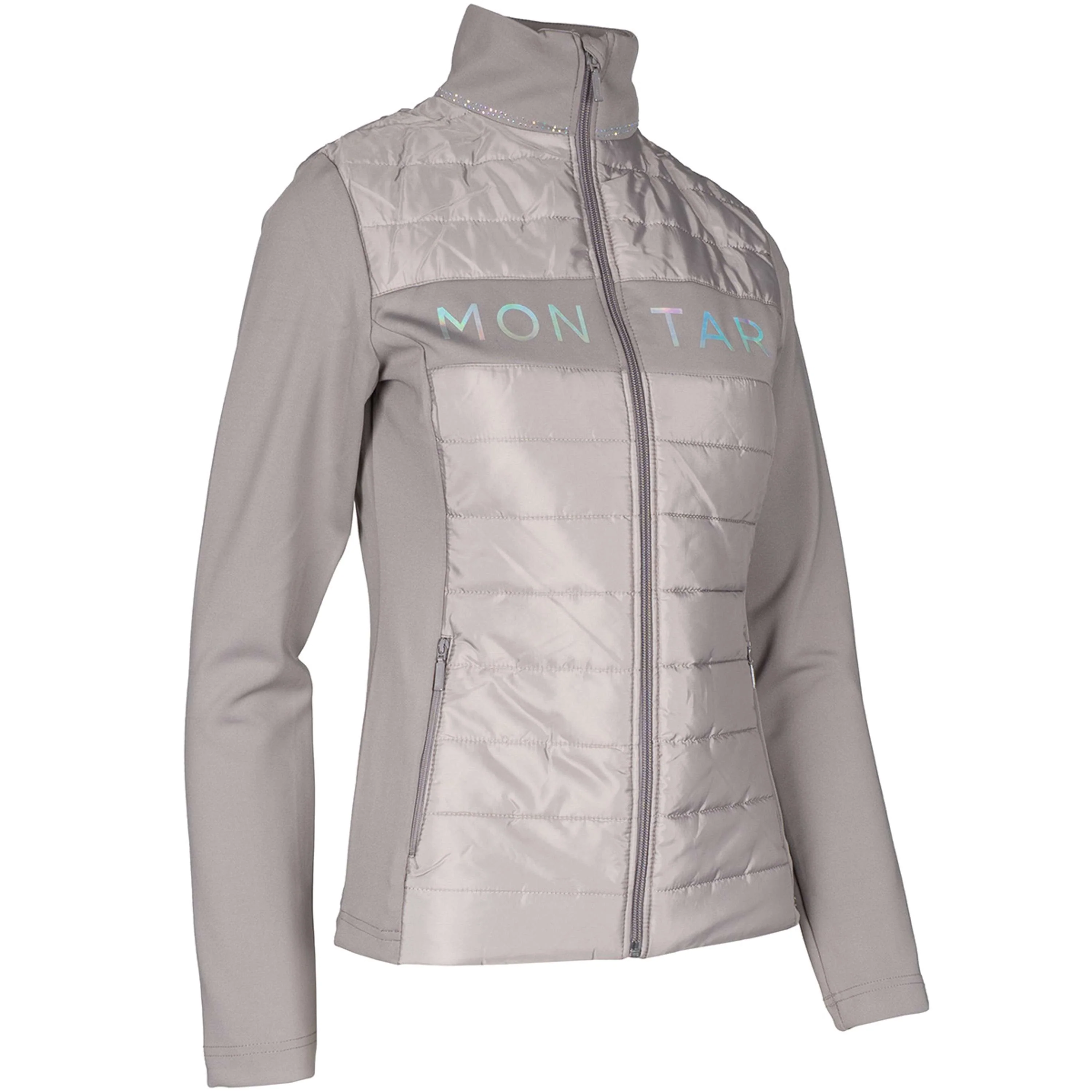Montar Felpa con cappuccio e zip MoCha Rose Grey