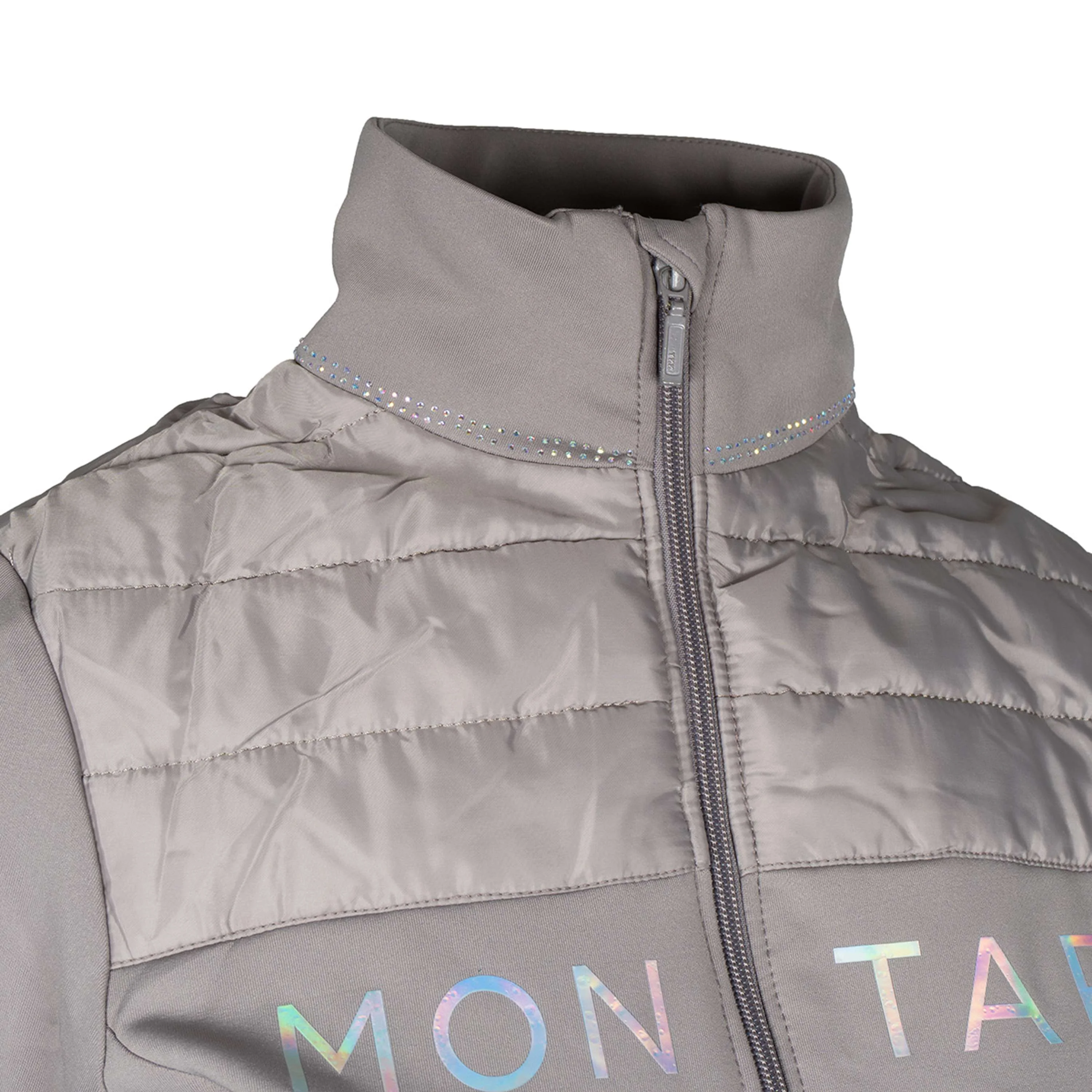 Montar Felpa con cappuccio e zip MoCha Rose Grey - Image 3