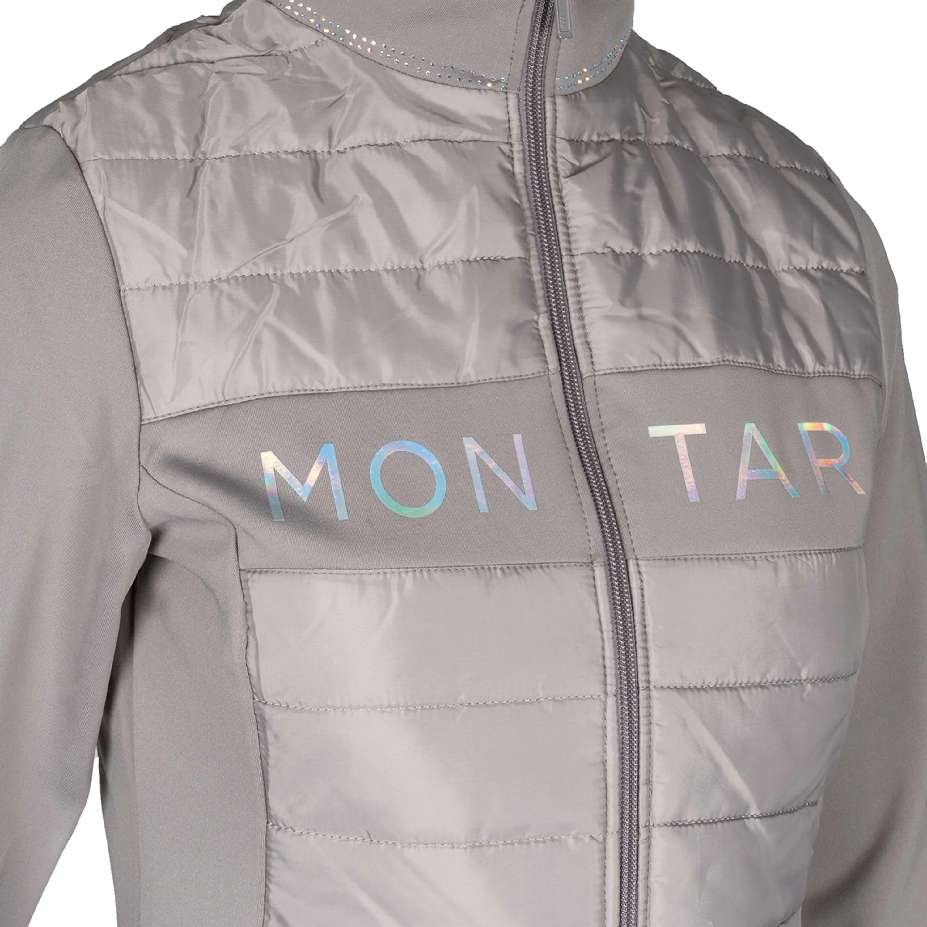 Montar Felpa con cappuccio e zip MoCha Rose Grey - Image 4