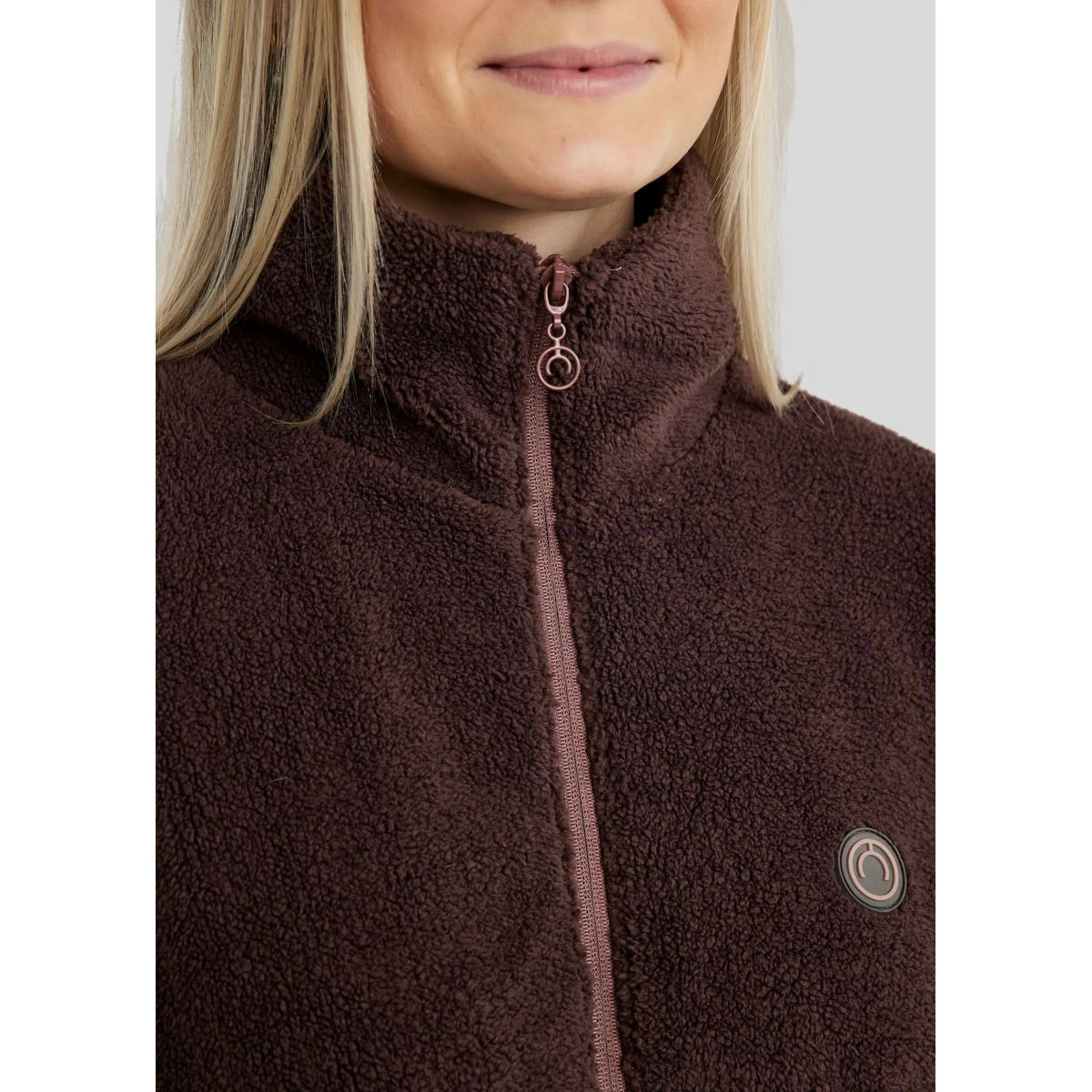 Montar Felpa con cappuccio e zip MoEva Black Peony - Image 2