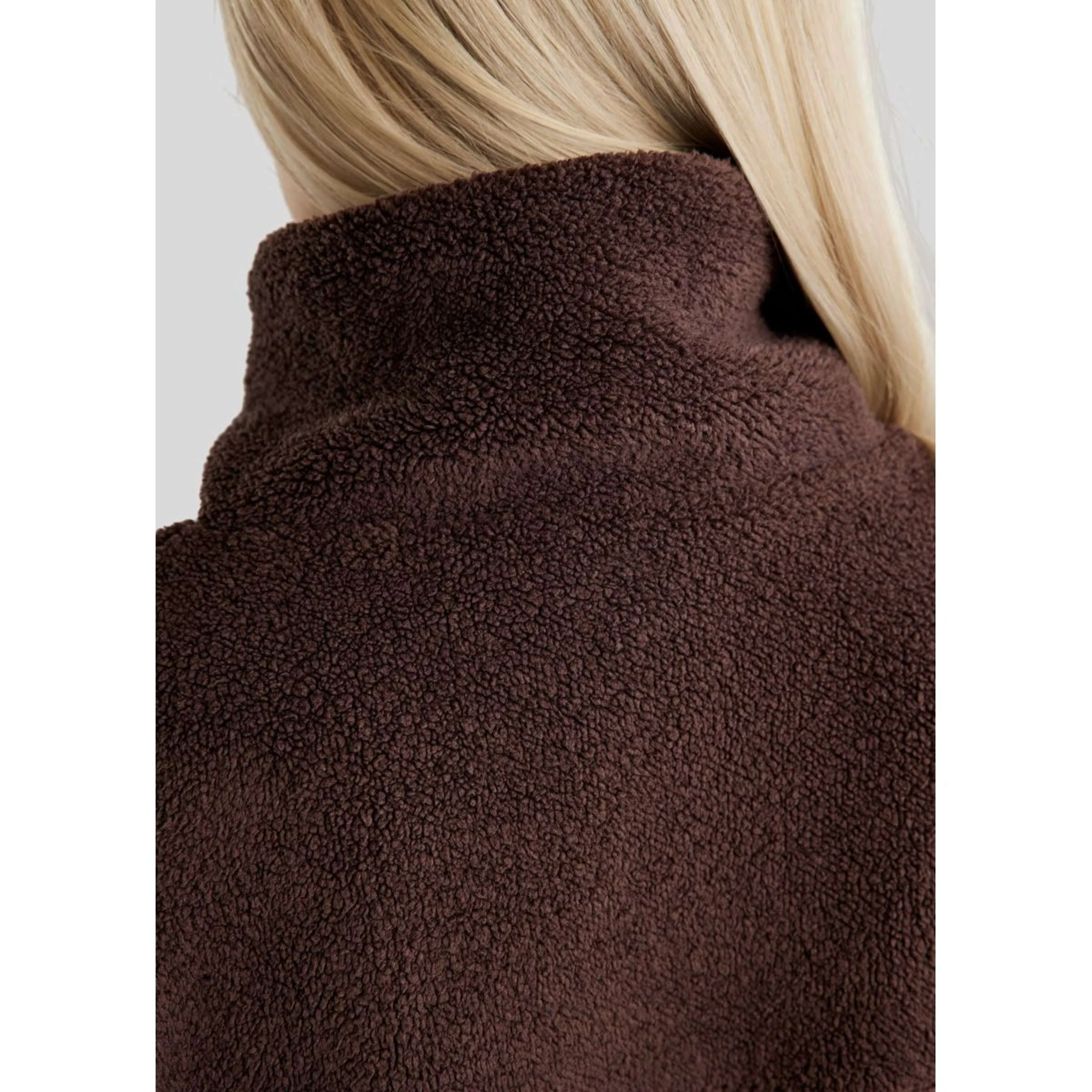Montar Felpa con cappuccio e zip MoEva Black Peony - Image 4