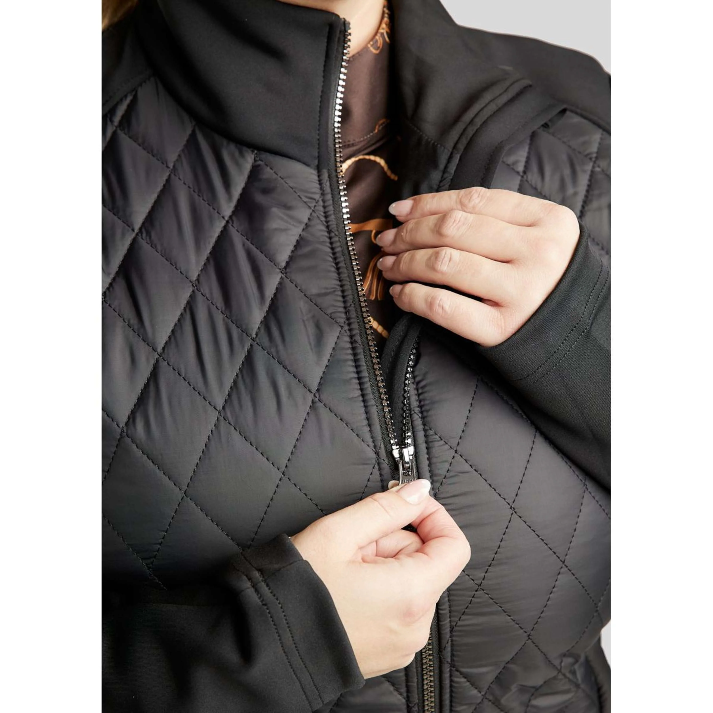 Montar Jack MoQuinn Quilted Long Nero - Image 10