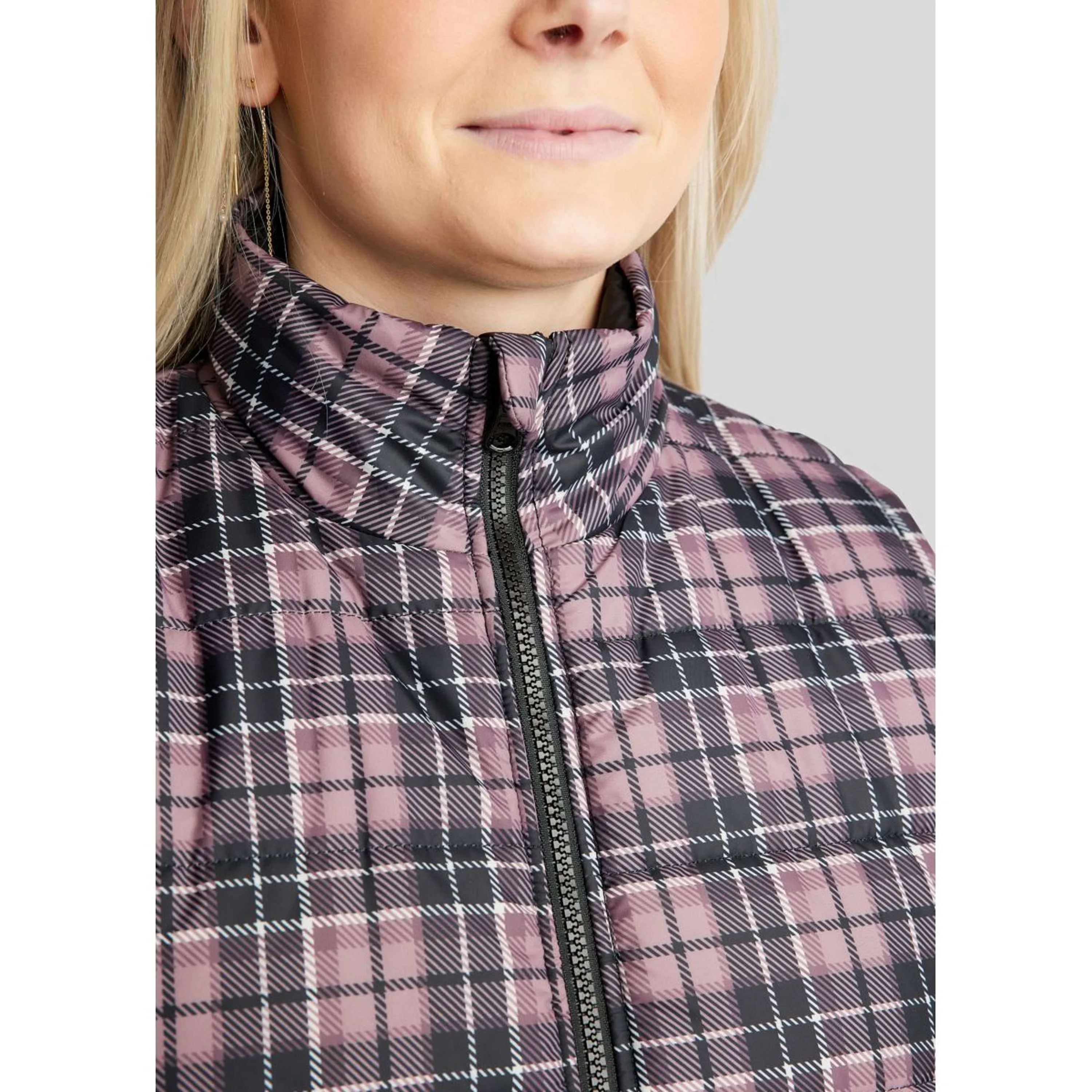 Montar Gilet MoCheri Reversible Black Peony - Image 5