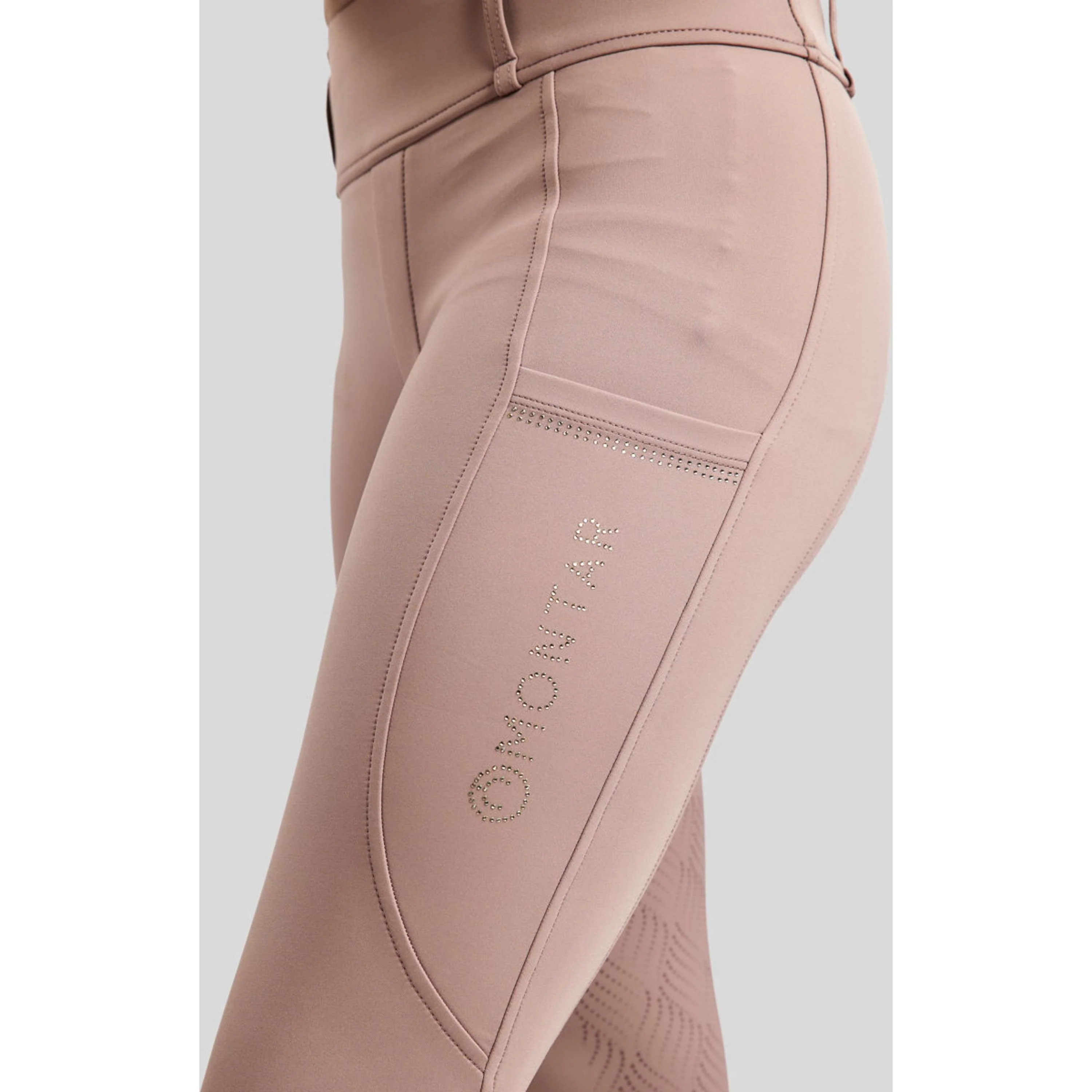 Montar Leggings da Equitazione MOEverlisa Kids Full Grip Blush - Image 4