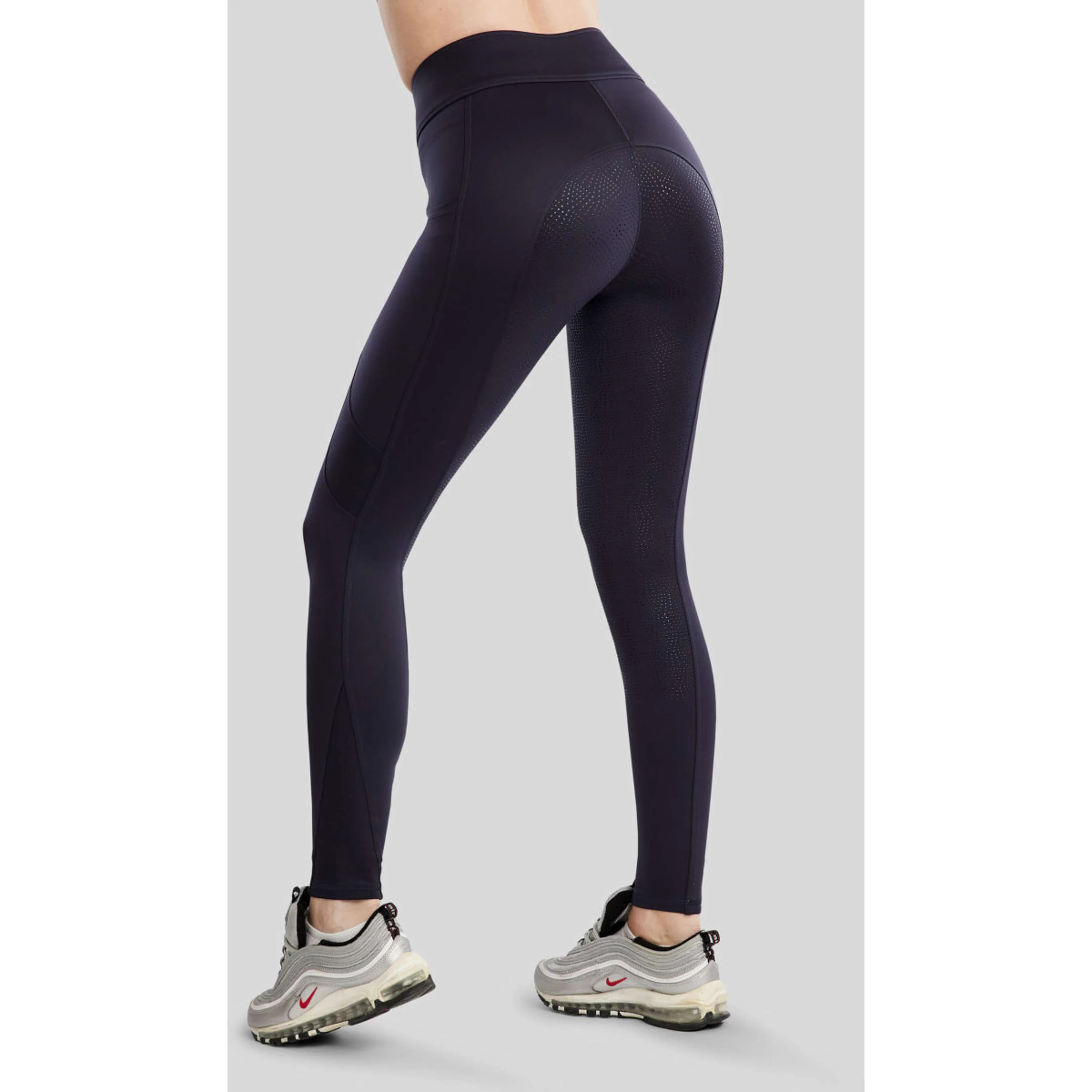 Montar Leggings da Equitazione MoTilley Full Grip Navy - Image 2
