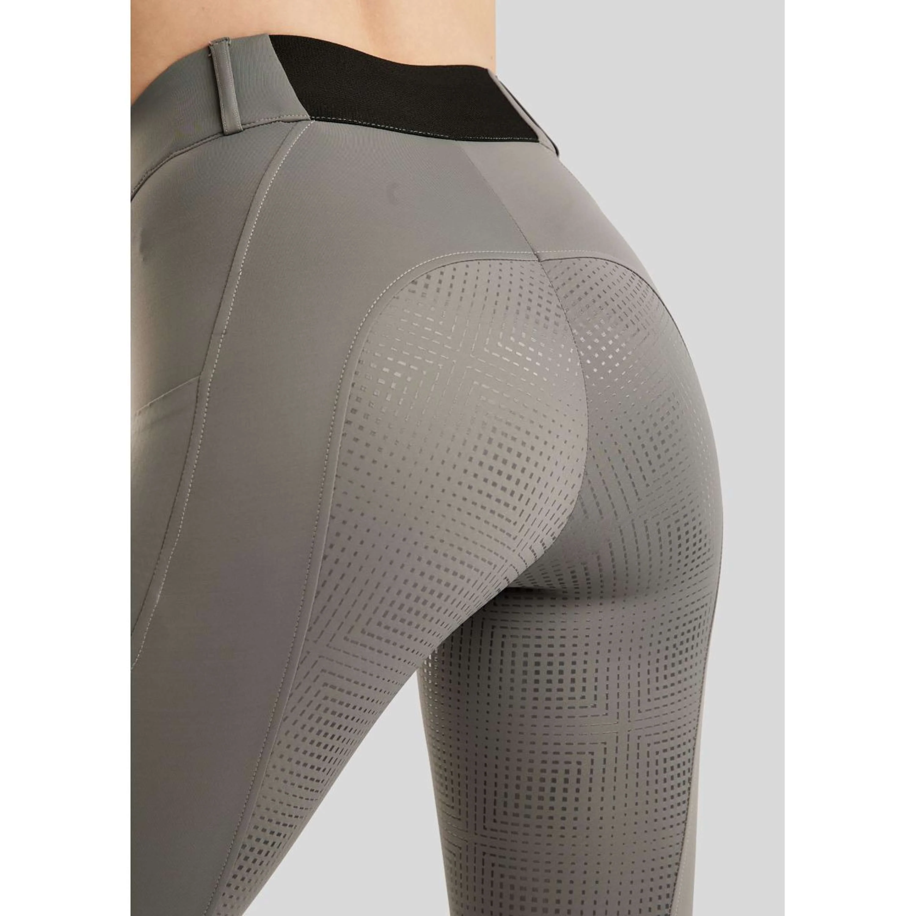 Montar Leggings da Equitazione MoZike Refined Full Grip Grigio - Image 4